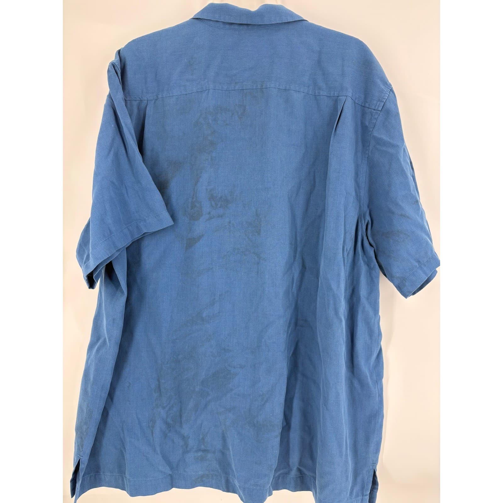 Tommy Bahama Mens Blue Island Zone Short Sleeve Button Up Shirt Size XXL - Thumbnail 2