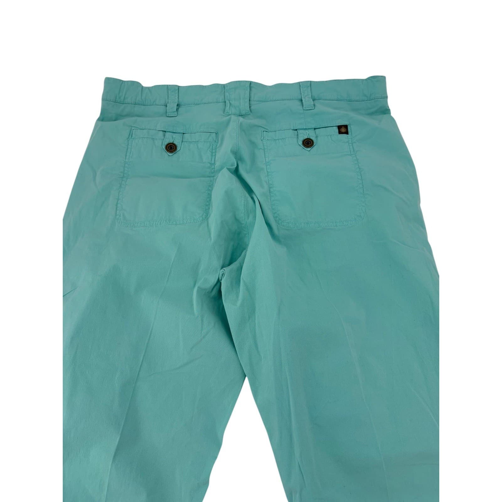 The Territory Ahead Chino Pants Mens 37x30 Chino Teal Straight Leg 6031 - Thumbnail 7