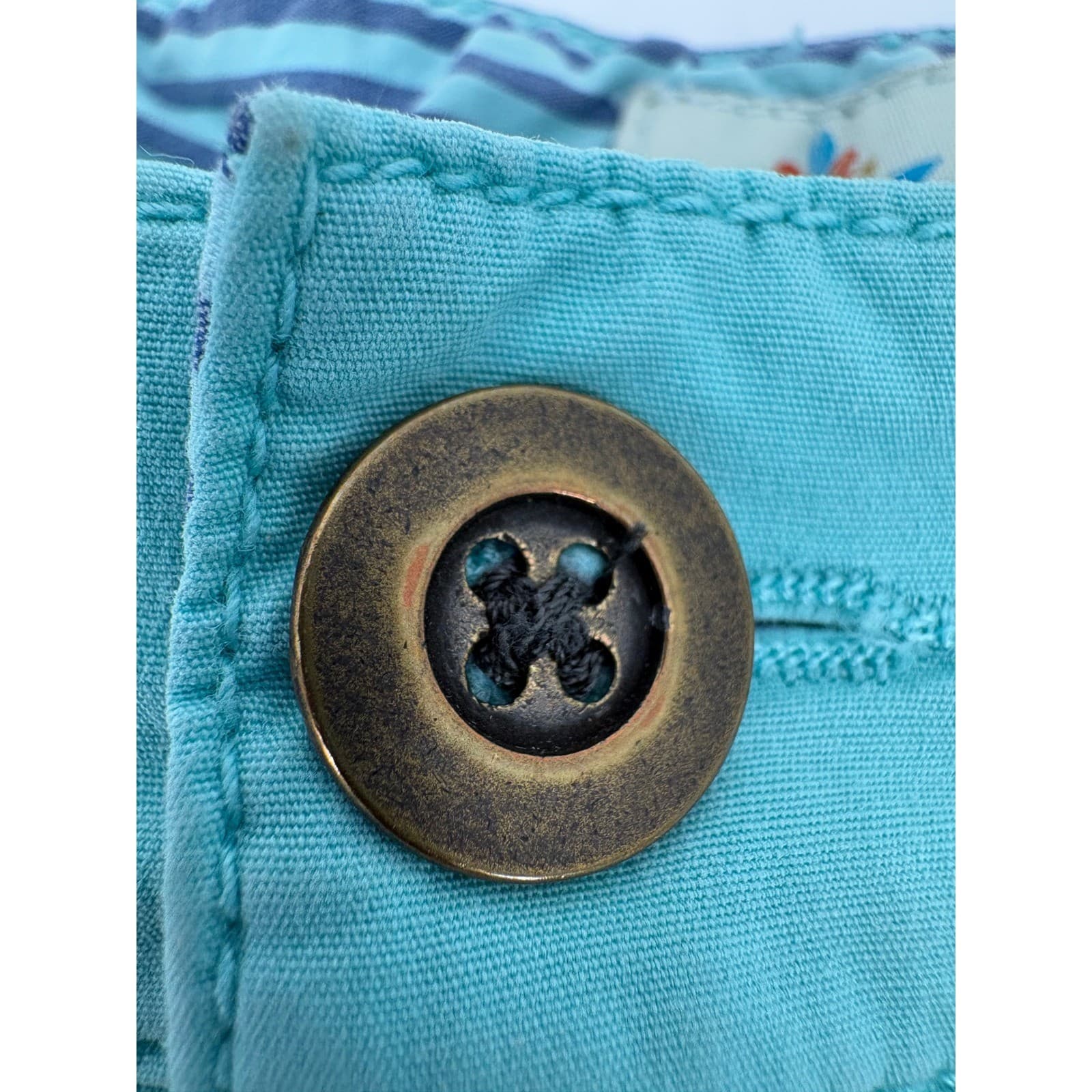 The Territory Ahead Chino Pants Mens 37x30 Chino Teal Straight Leg 6031 - Thumbnail 3