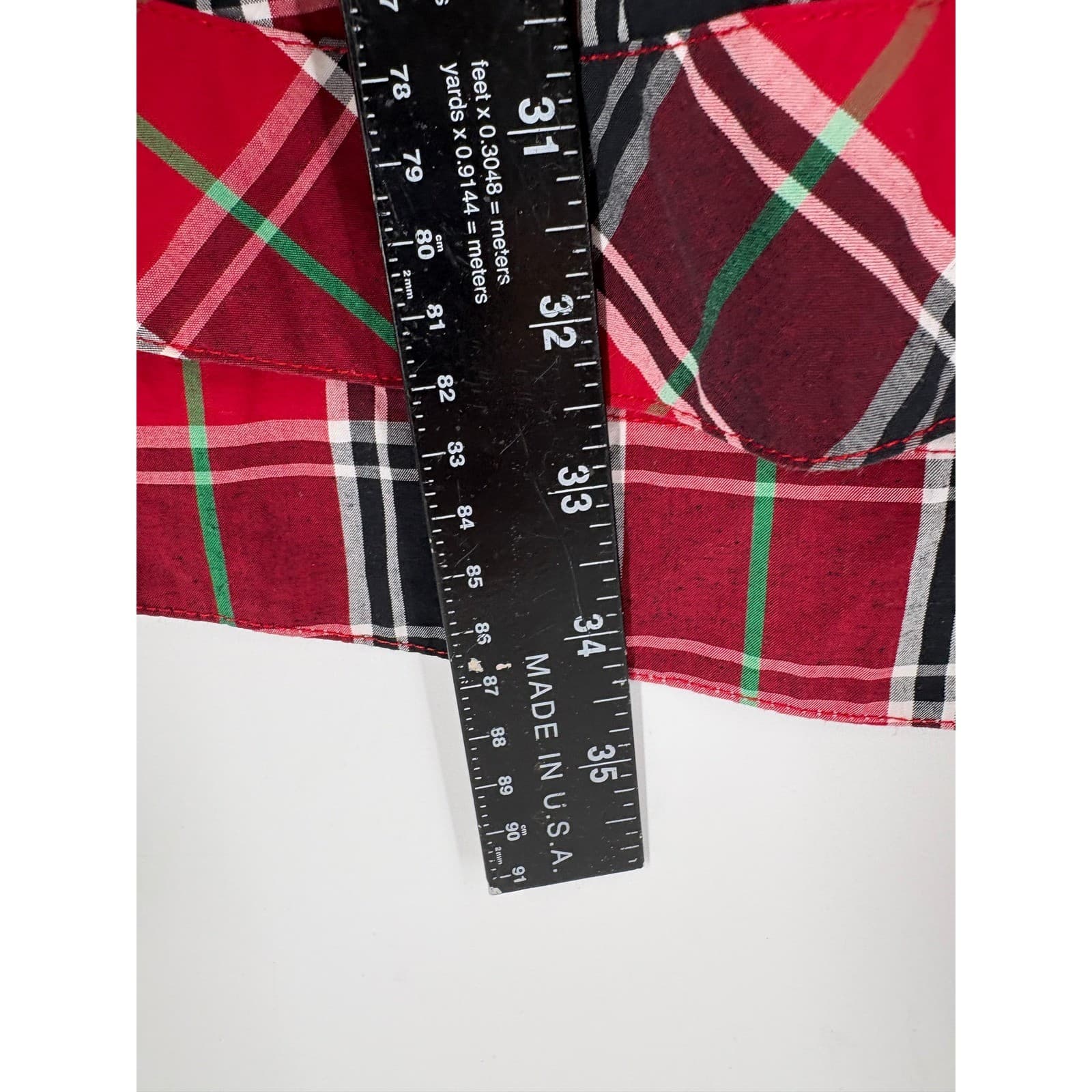 Akademiks Black Polar Explorer Plaid Long Sleeve Button Up Shirt Men's 2XL - Thumbnail 2