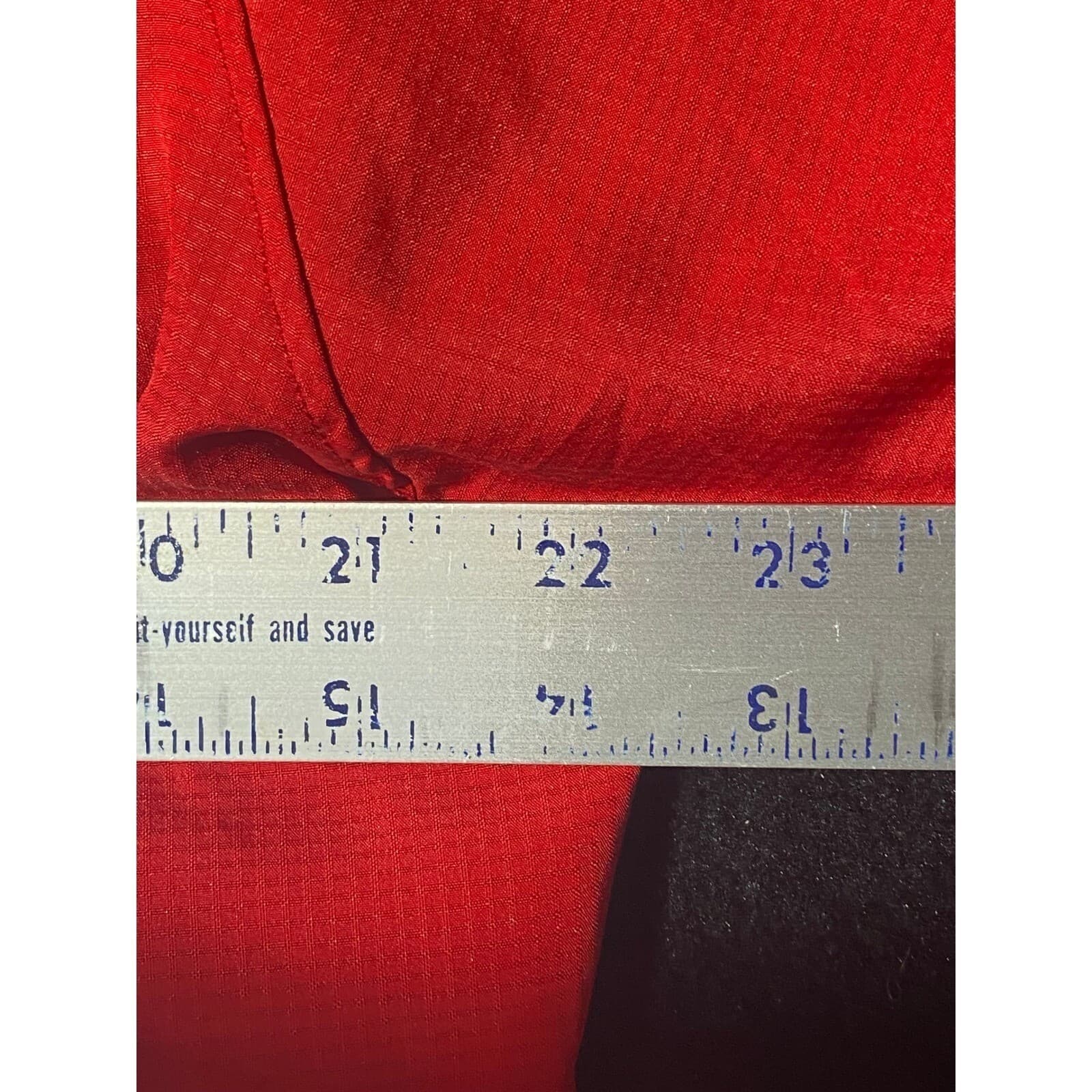 Pro Edge Fishing Shirt Mens XL Red Winston-Salem State Vented Short Sleeve - Thumbnail 4