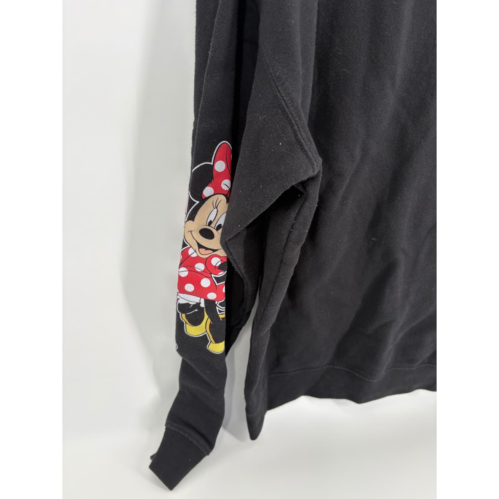 Disney Mickey Mouse Goofy Donald Black Crew Neck Sweatshirt XL (15-17) Girls - Thumbnail 4