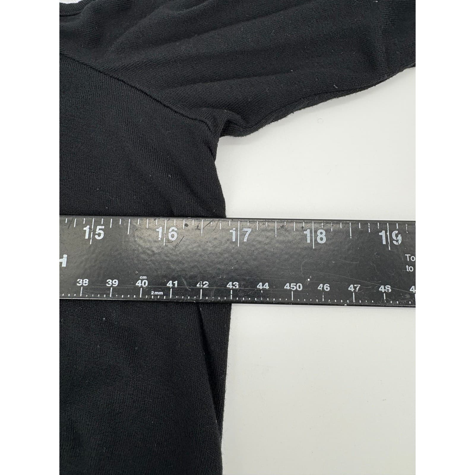 Love Fire Black Cold Shoulder Twist Front Long Sleeve Top Women's S - Thumbnail 4