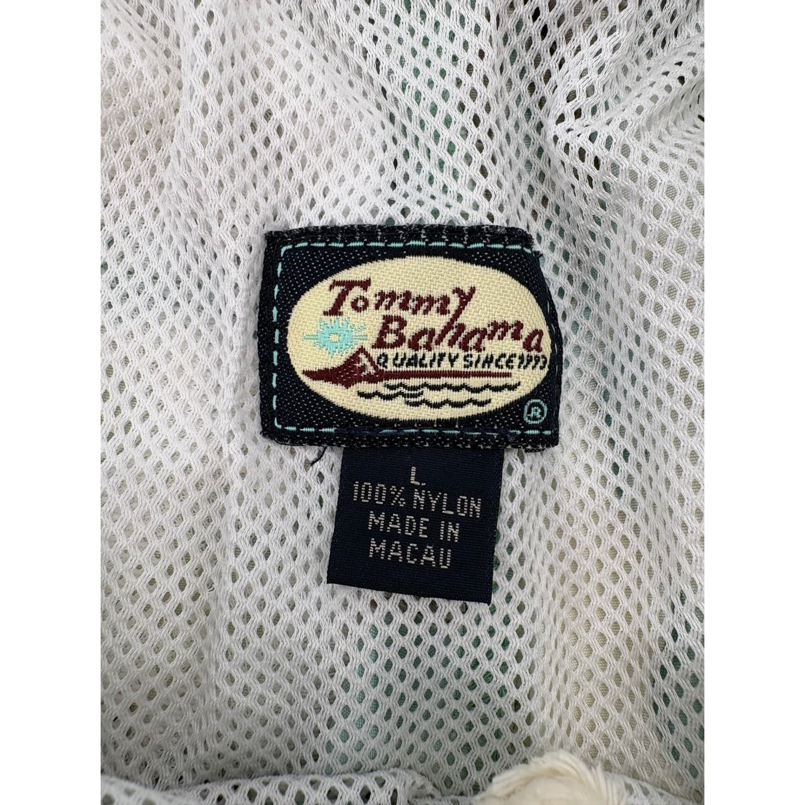 Tommy Bahama Mens Large Swim Trunks Board Shorts Lobster Palm Tree Elastic Waist - Thumbnail 2