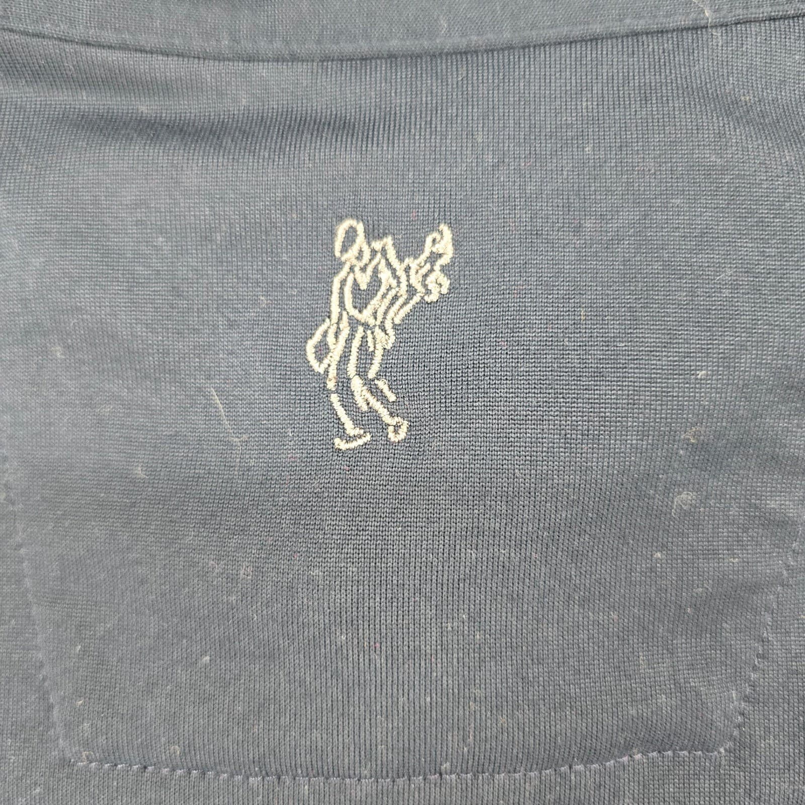 Ashworth Polo Mens L Long Sleeve Polo Navy Blue Grande Dunes Golf Performance - Thumbnail 8