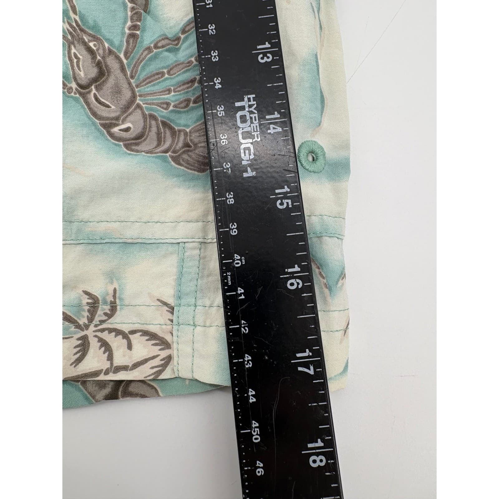 Tommy Bahama Mens Large Swim Trunks Board Shorts Lobster Palm Tree Elastic Waist - Thumbnail 4