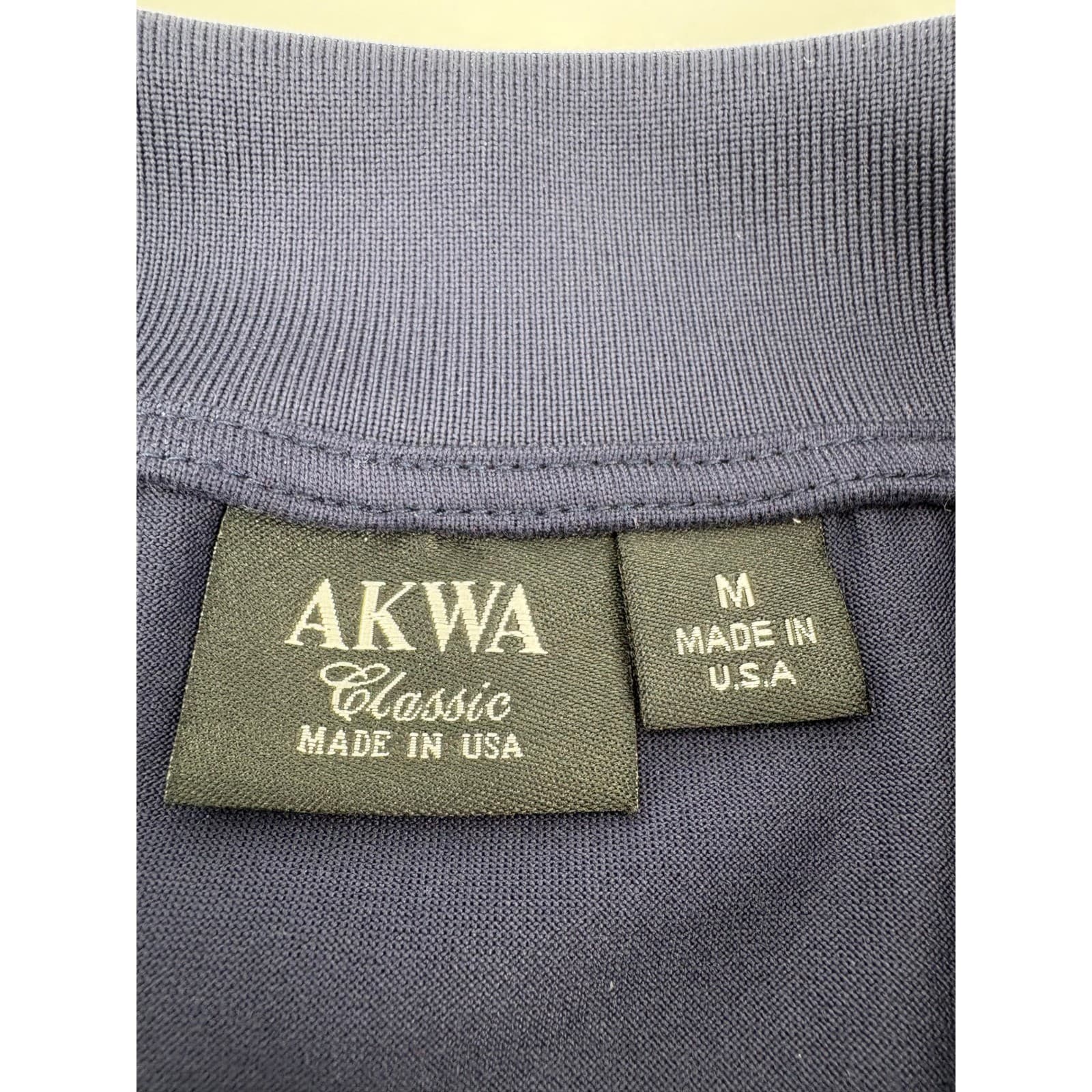 AKWA Classic Mens Navy Blue Air Force One Presidential Guest Polo Shirt Medium - Thumbnail 5