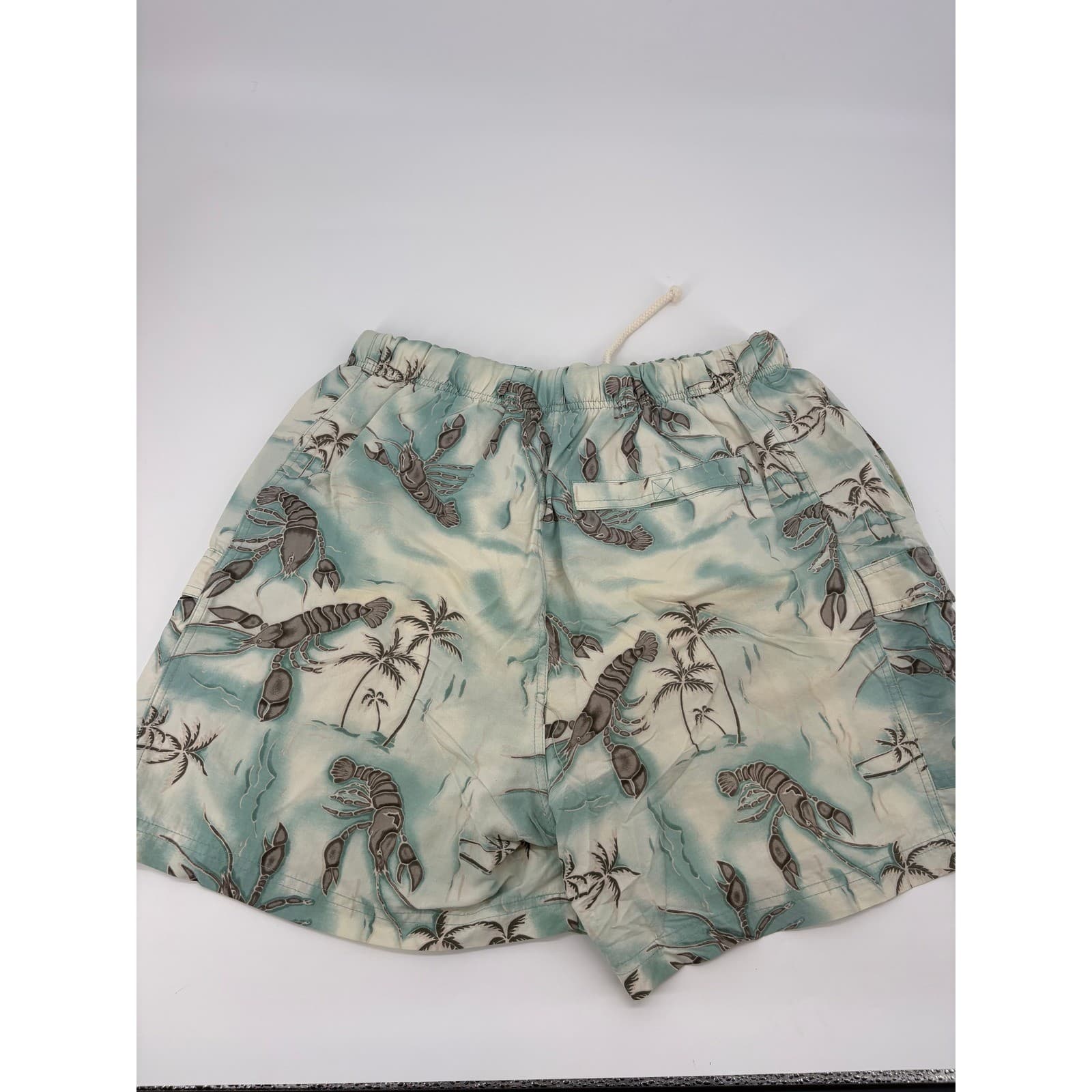 Tommy Bahama Mens Large Swim Trunks Board Shorts Lobster Palm Tree Elastic Waist - Thumbnail 5