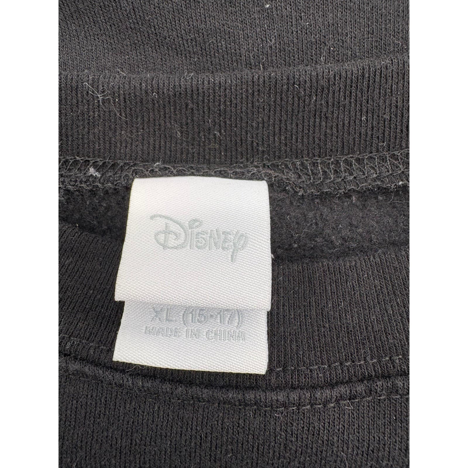 Disney Mickey Mouse Goofy Donald Black Crew Neck Sweatshirt XL (15-17) Girls - Thumbnail 7