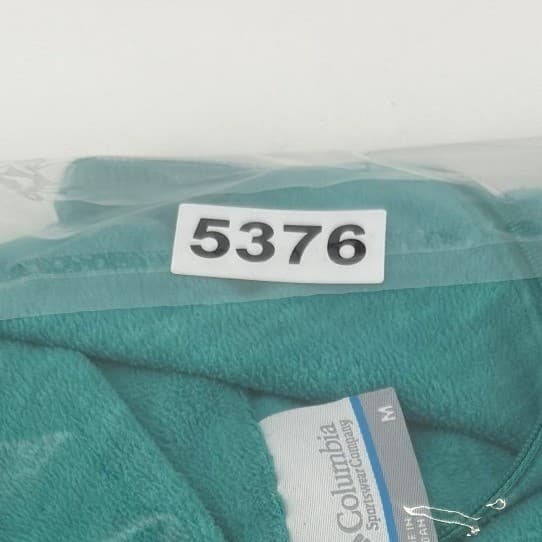 Columbia Teal Fleece 1/4 Zip Pullover Sweatshirt Women's Size M - Thumbnail 8