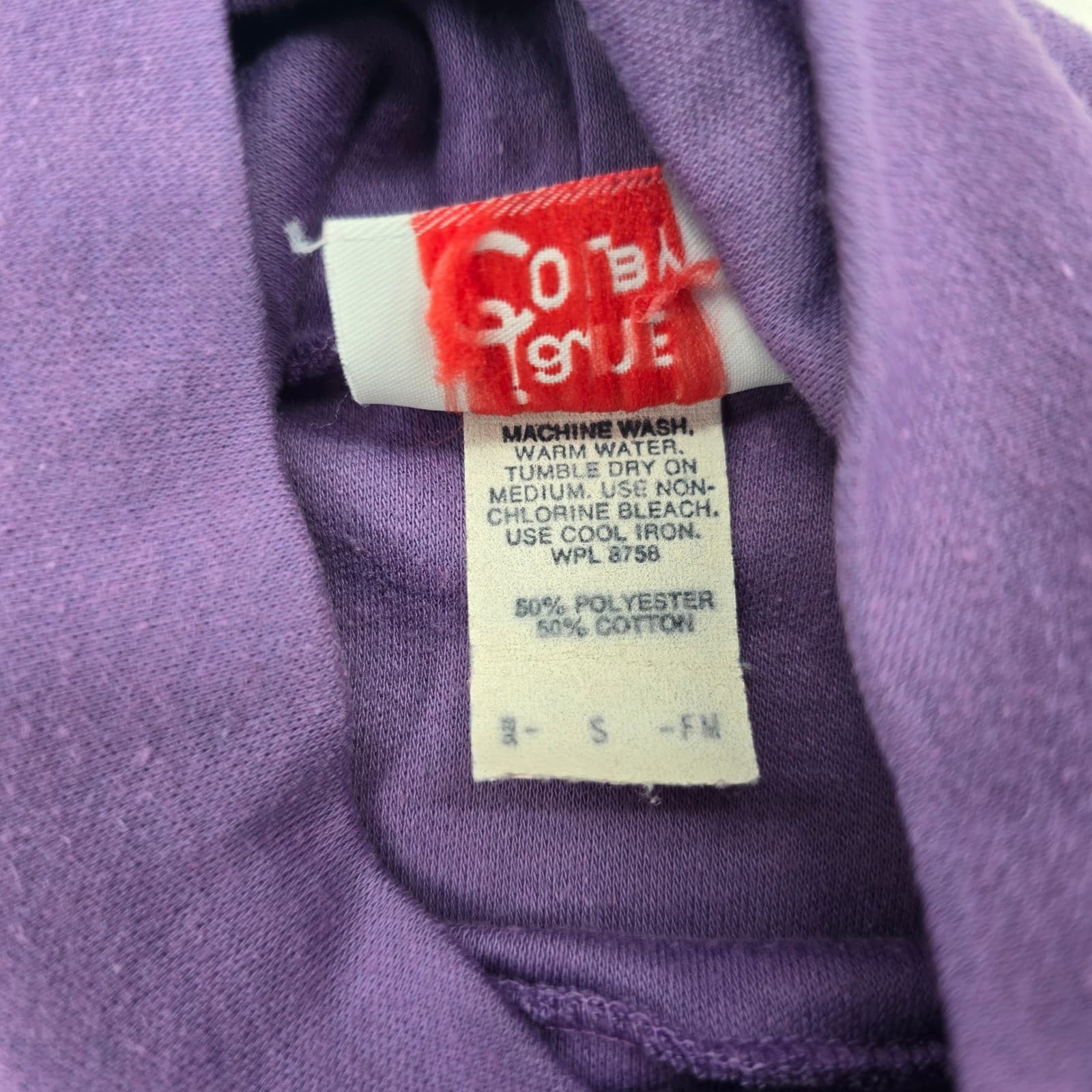 Jane Colby Turtleneck Womens S Top Purple Long Sleeve Knit Vintage - Thumbnail 3