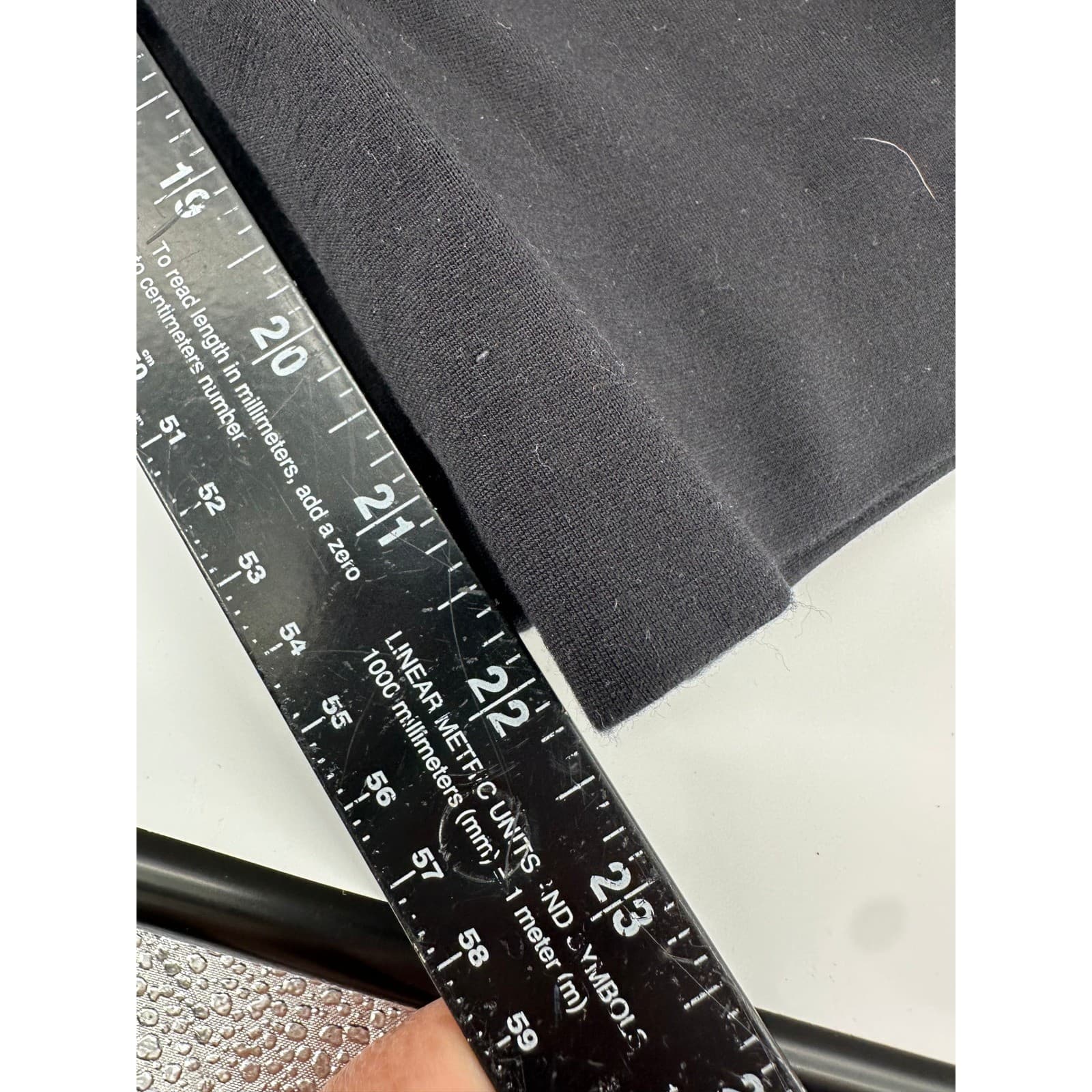 Coldwater Creek Classic Fit Black Pants PS 8 Cropped Leg Casual Comfort - Thumbnail 5