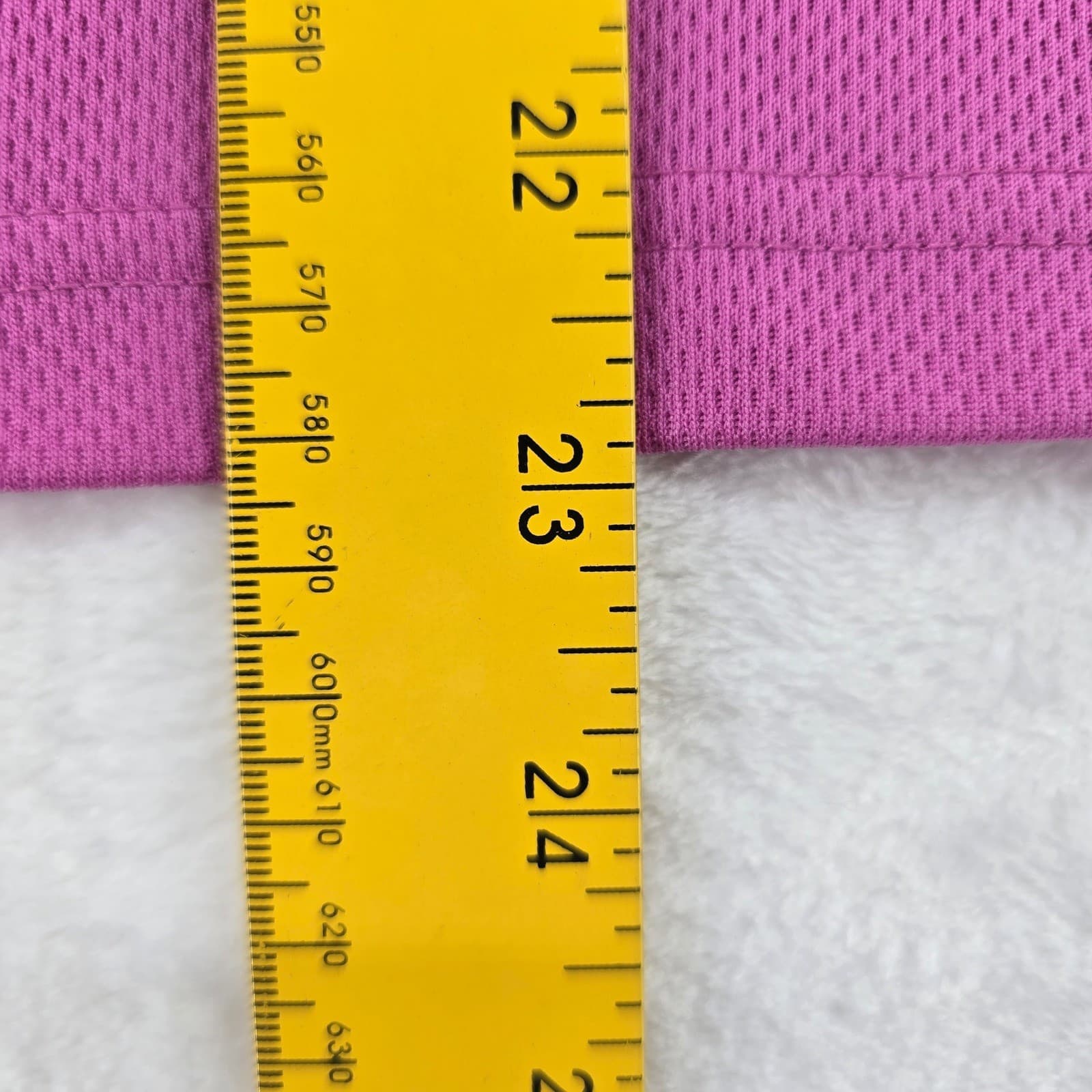 Jerzees Polo Womens Medium Pullover Long Sleeve Pink Purple Activewear Sporty - Thumbnail 7