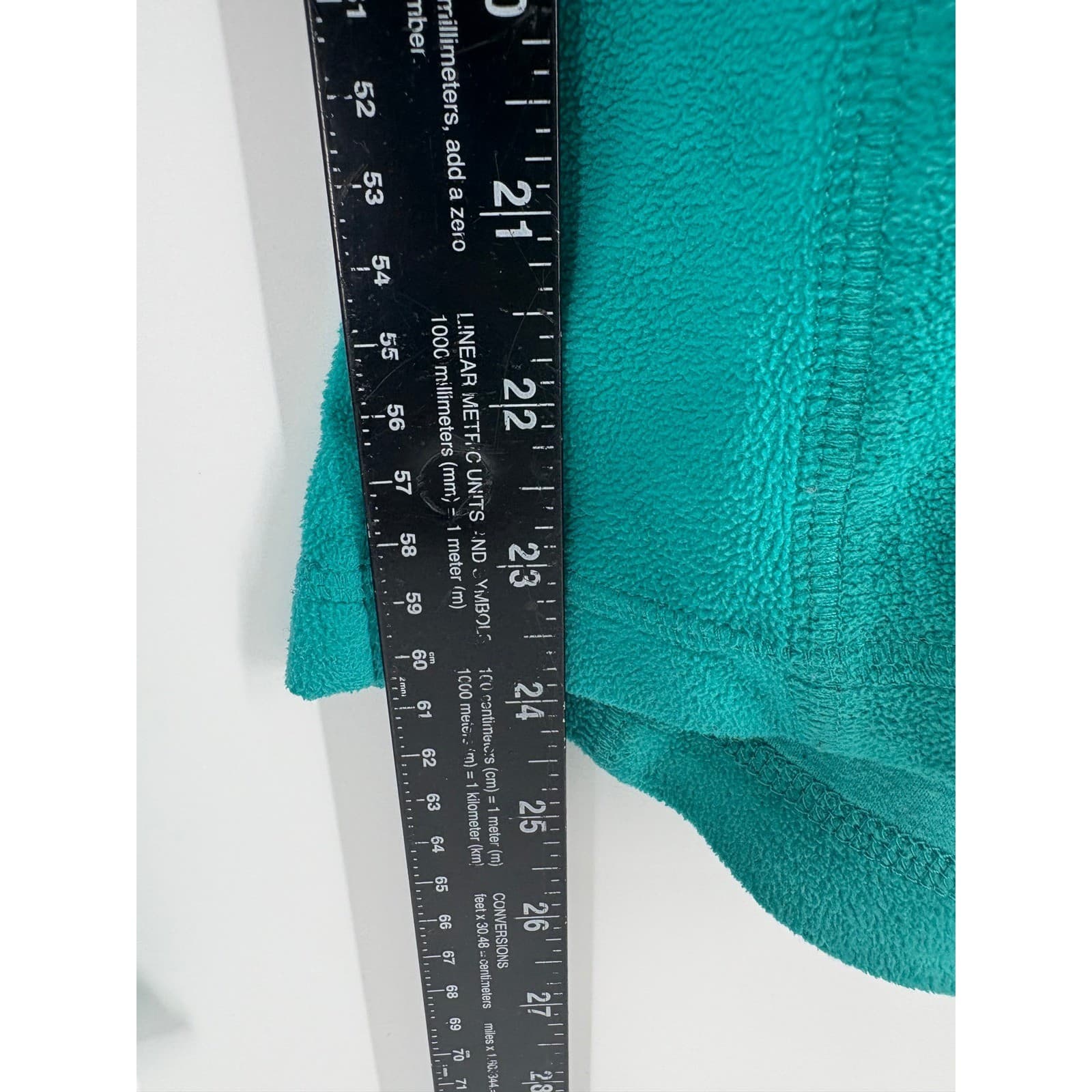 Columbia Teal Fleece 1/4 Zip Pullover Sweatshirt Women's Size M - Thumbnail 6