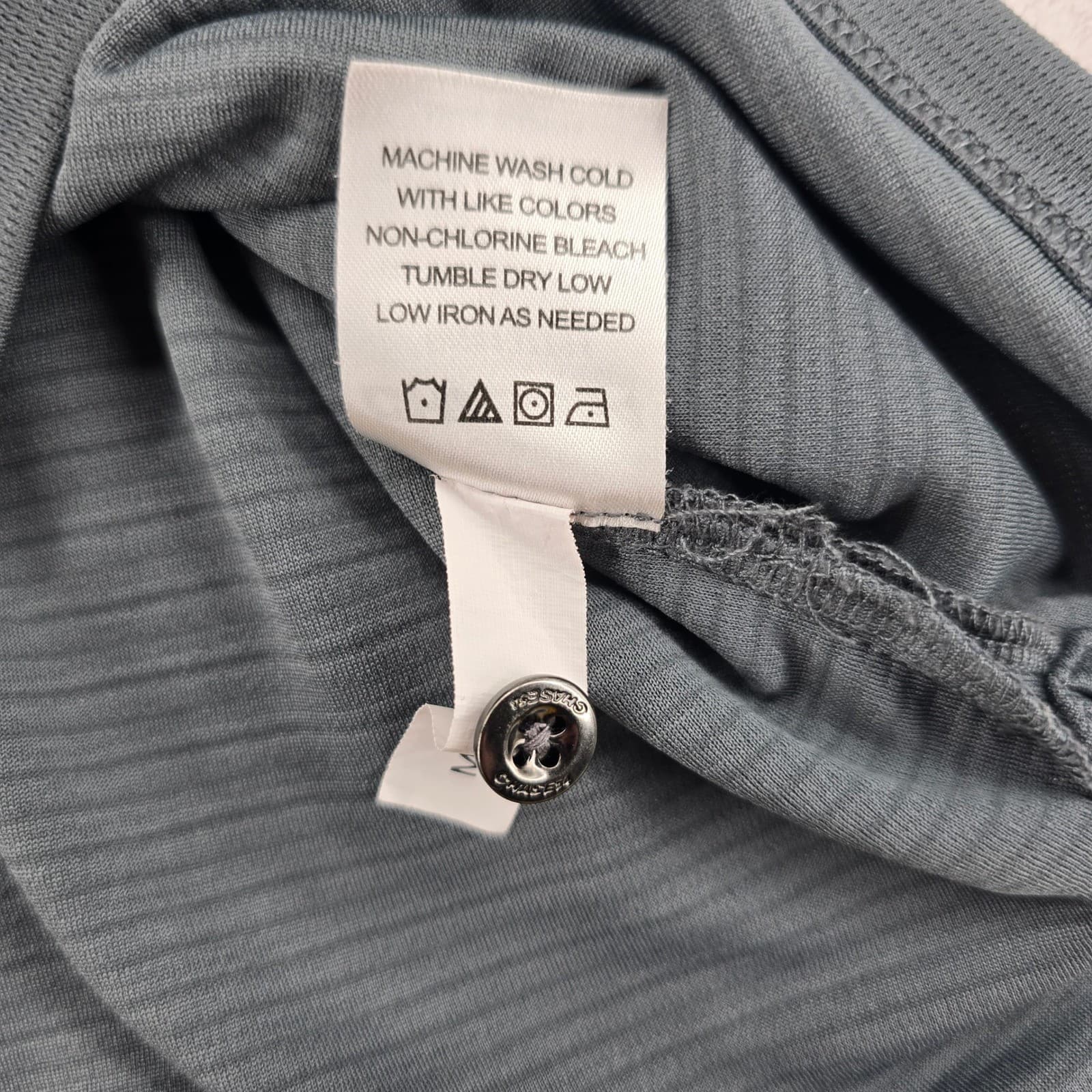 Chase54 Polo Shirt Mens Large Polo Gray Long Sleeve ING Network of Golf Logo - Thumbnail 5