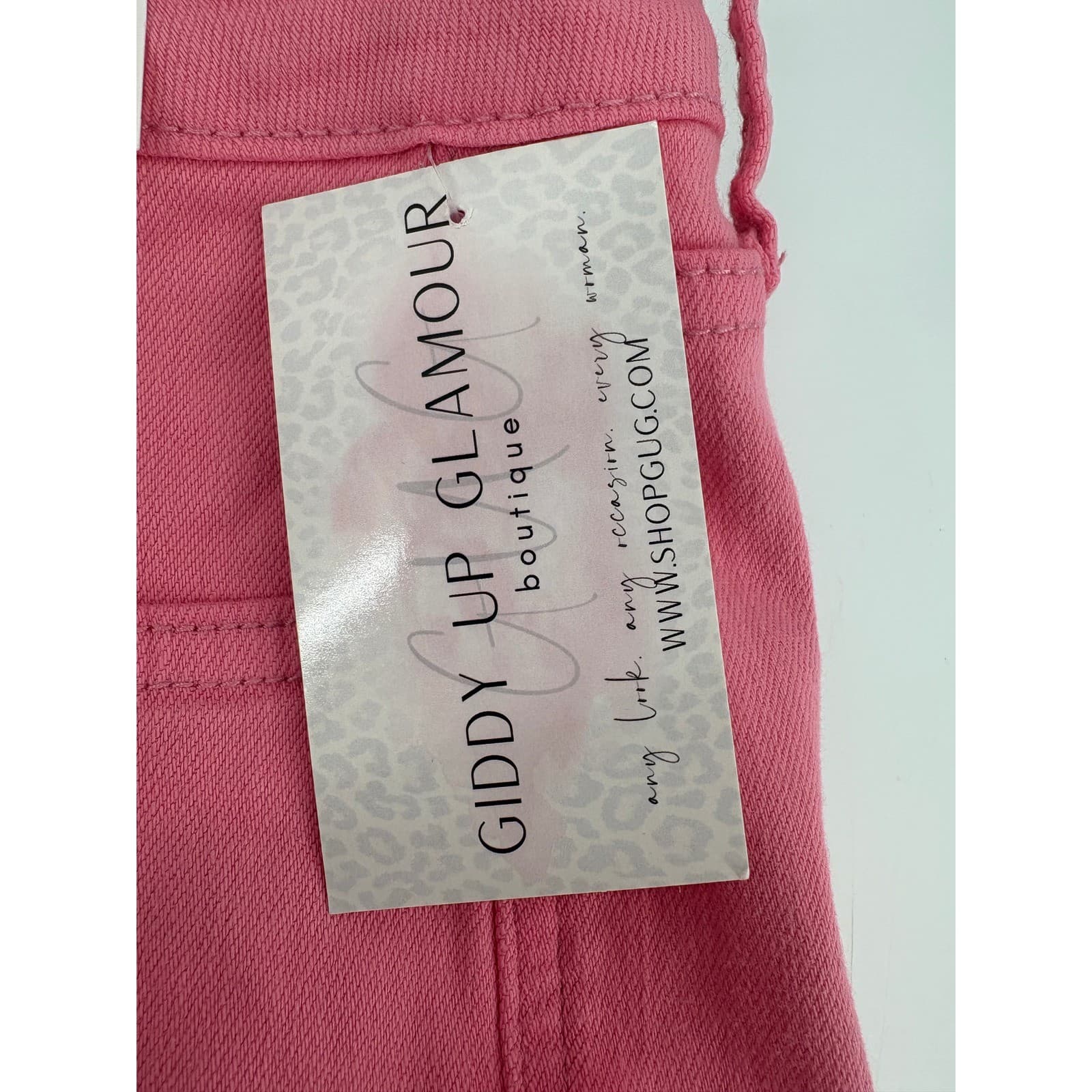 Judy Blue High Waist Pink Denim Jeans Women's Size 15/32 Garment Dyed - Thumbnail 7