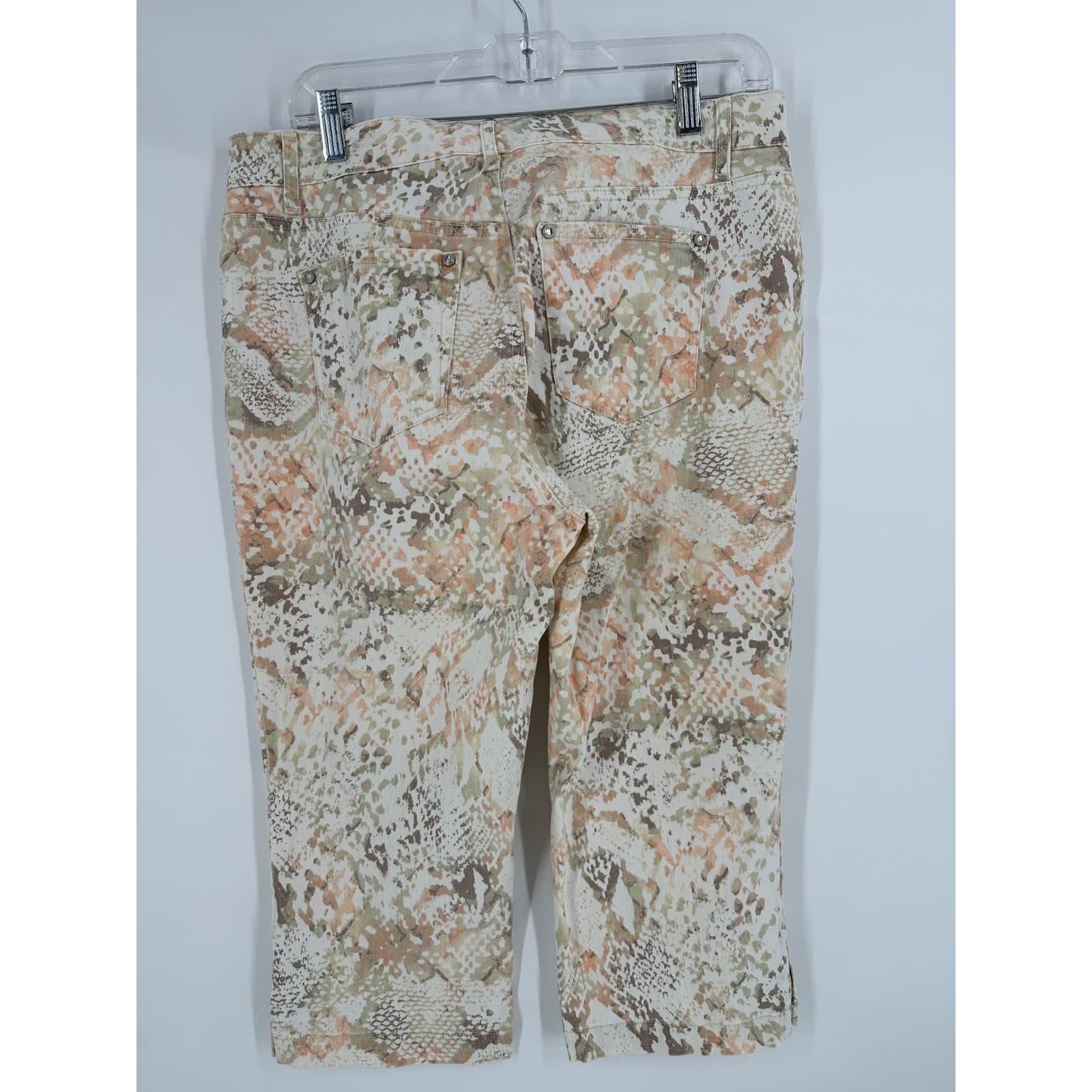 Bandolino Women's Petite Size 12P Snake Print Slim Fit Stretch Jeans Pants - Thumbnail 10