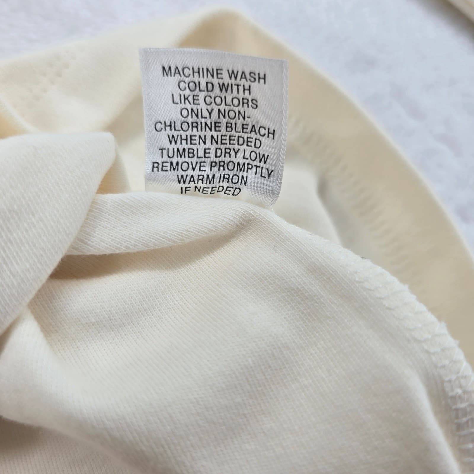 The Tog Shop Mock Neck Womens PM Top Cream Long Sleeve Petites PM Ivory 6589 - Thumbnail 3