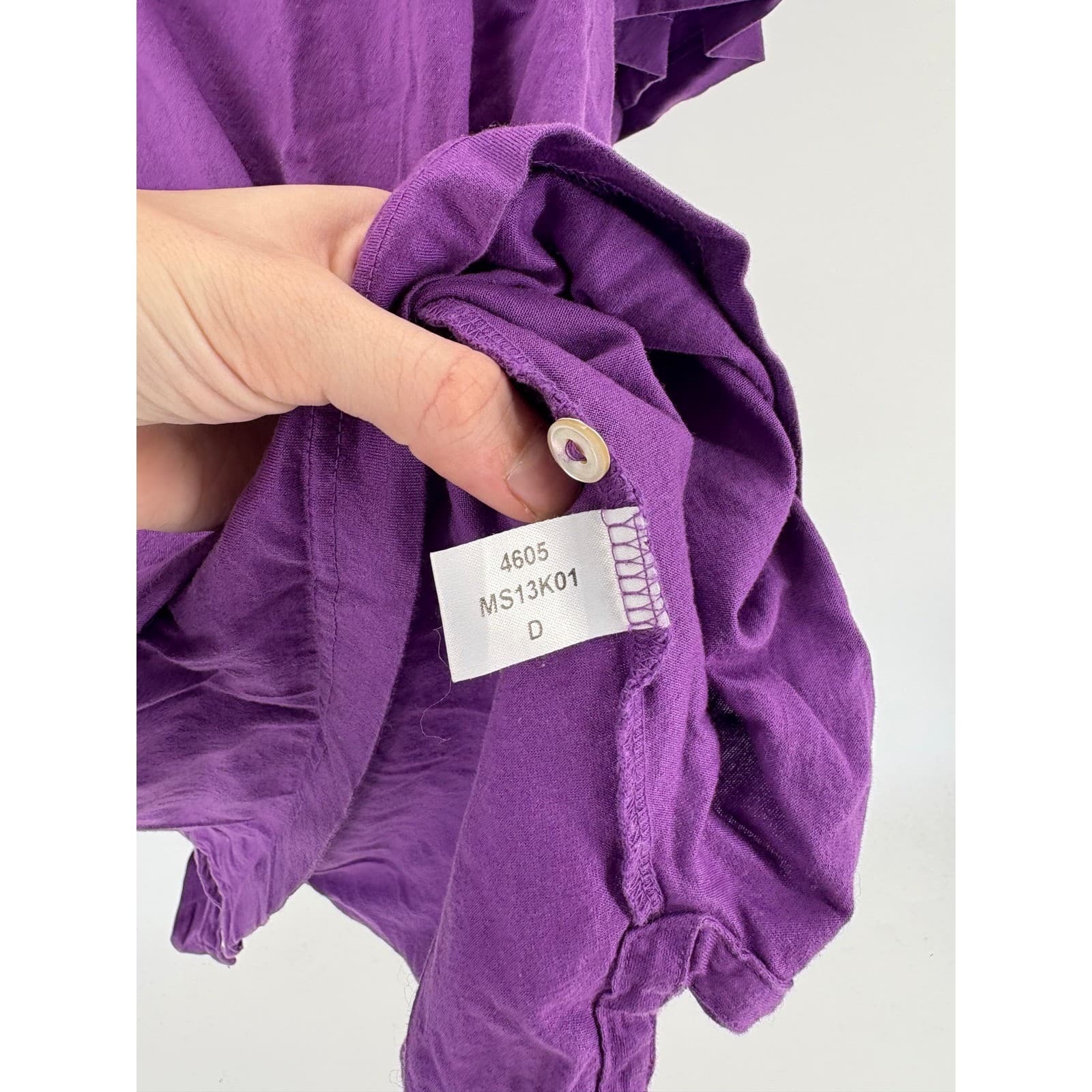 Peter Millar Mens Purple Golf Polo Shirt Embroidered Logo Short Sleeve Size s - Thumbnail 4