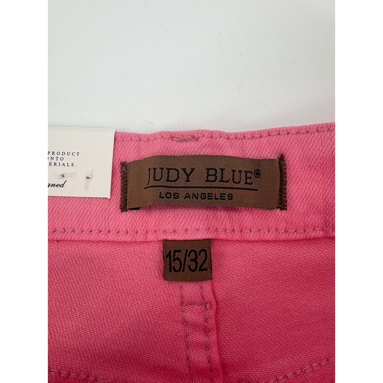 Judy Blue High Waist Pink Denim Jeans Women's Size 15/32 Garment Dyed - Thumbnail 3