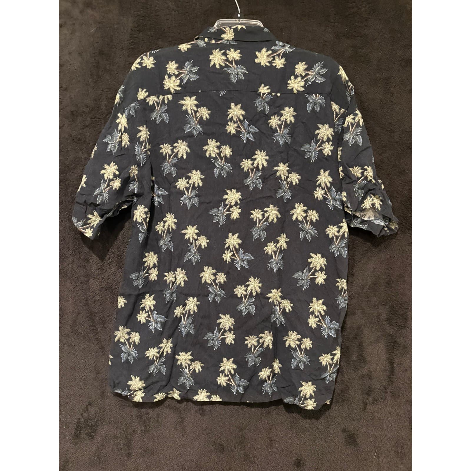 Comptia Moda Shirt Palm Tree Print Button Up Hawaiian Men's Large - Thumbnail 6