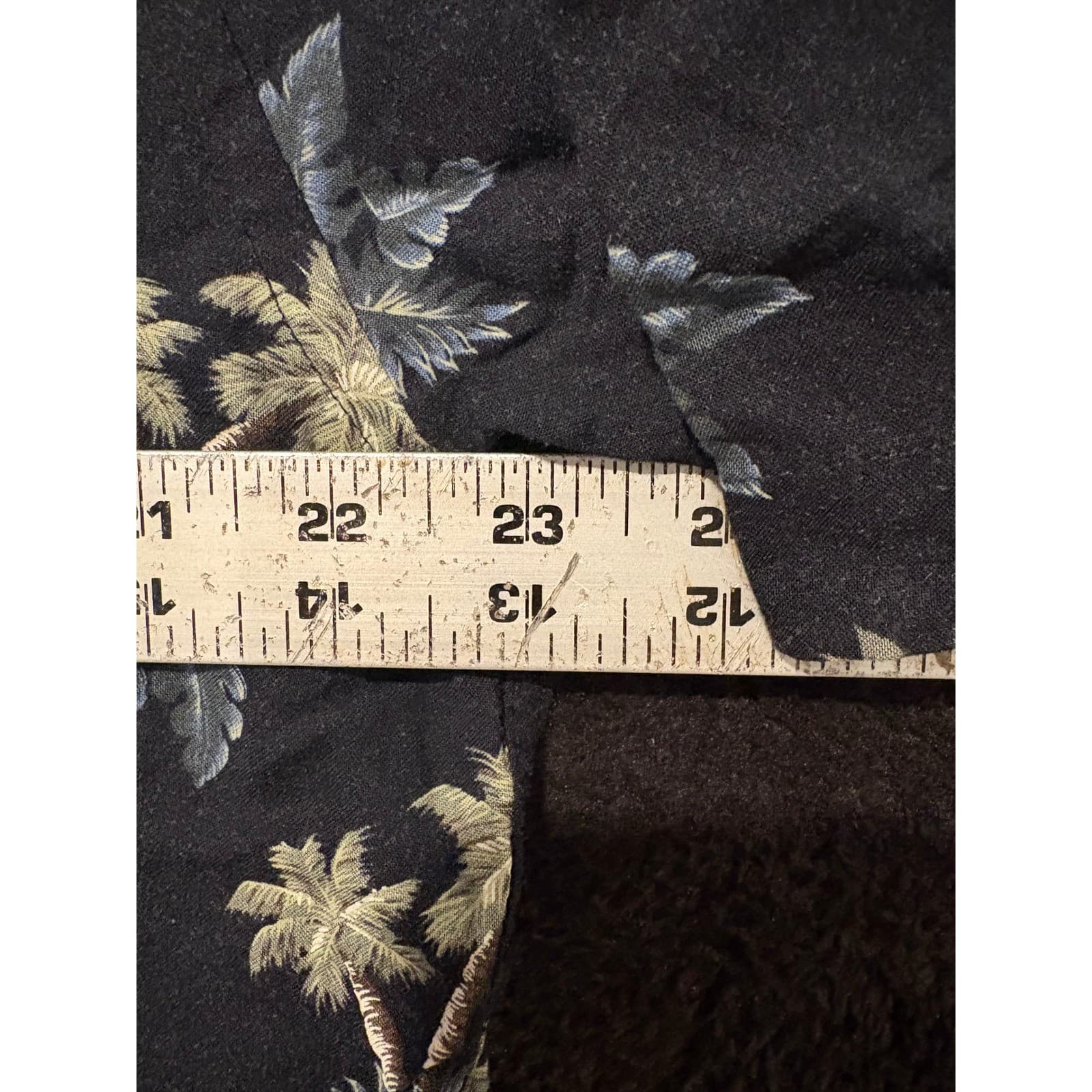Comptia Moda Shirt Palm Tree Print Button Up Hawaiian Men's Large - Thumbnail 4