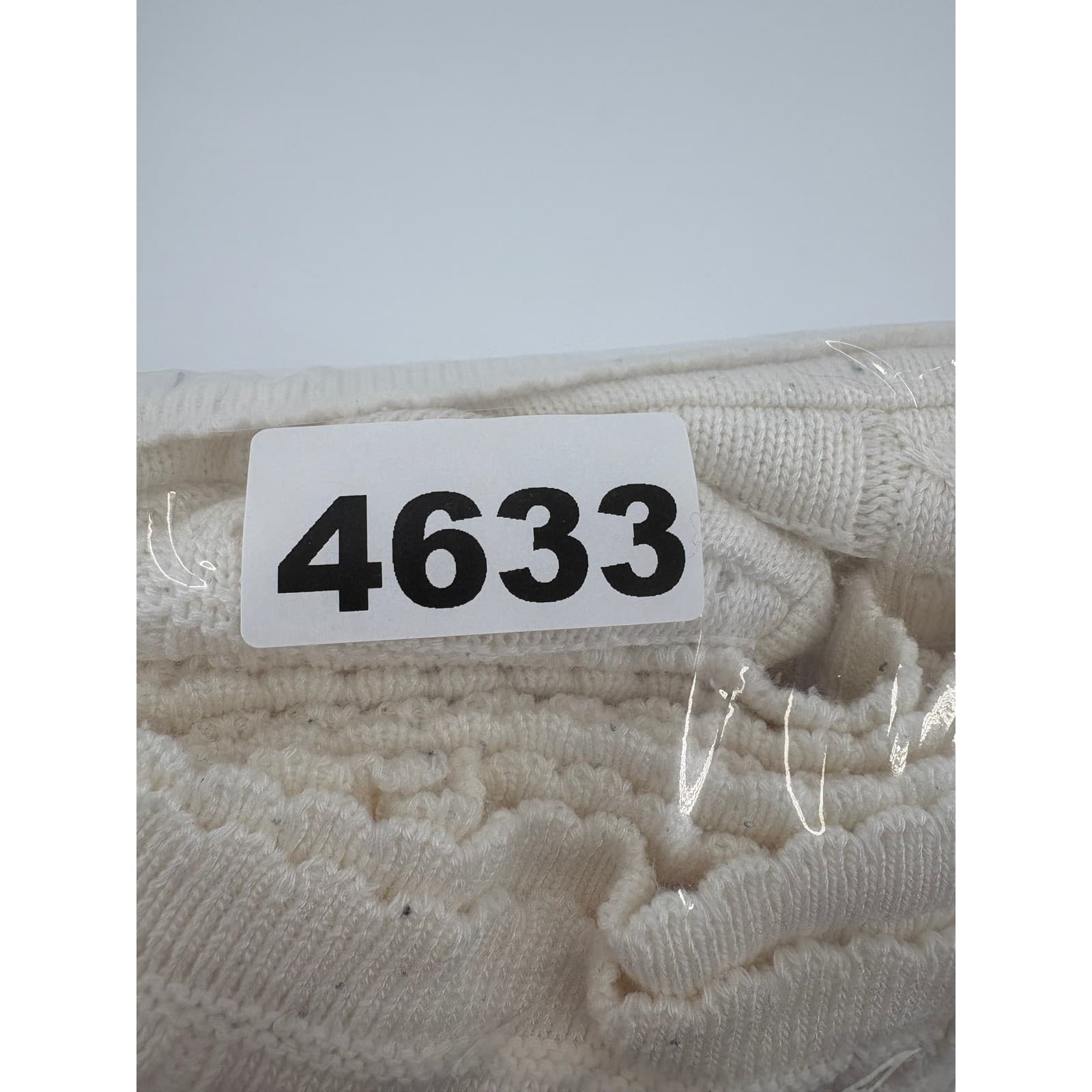 Alfred Dunner Cream Knit Cardigan Top Short Sleeve Womens Large USA Made - Thumbnail 8
