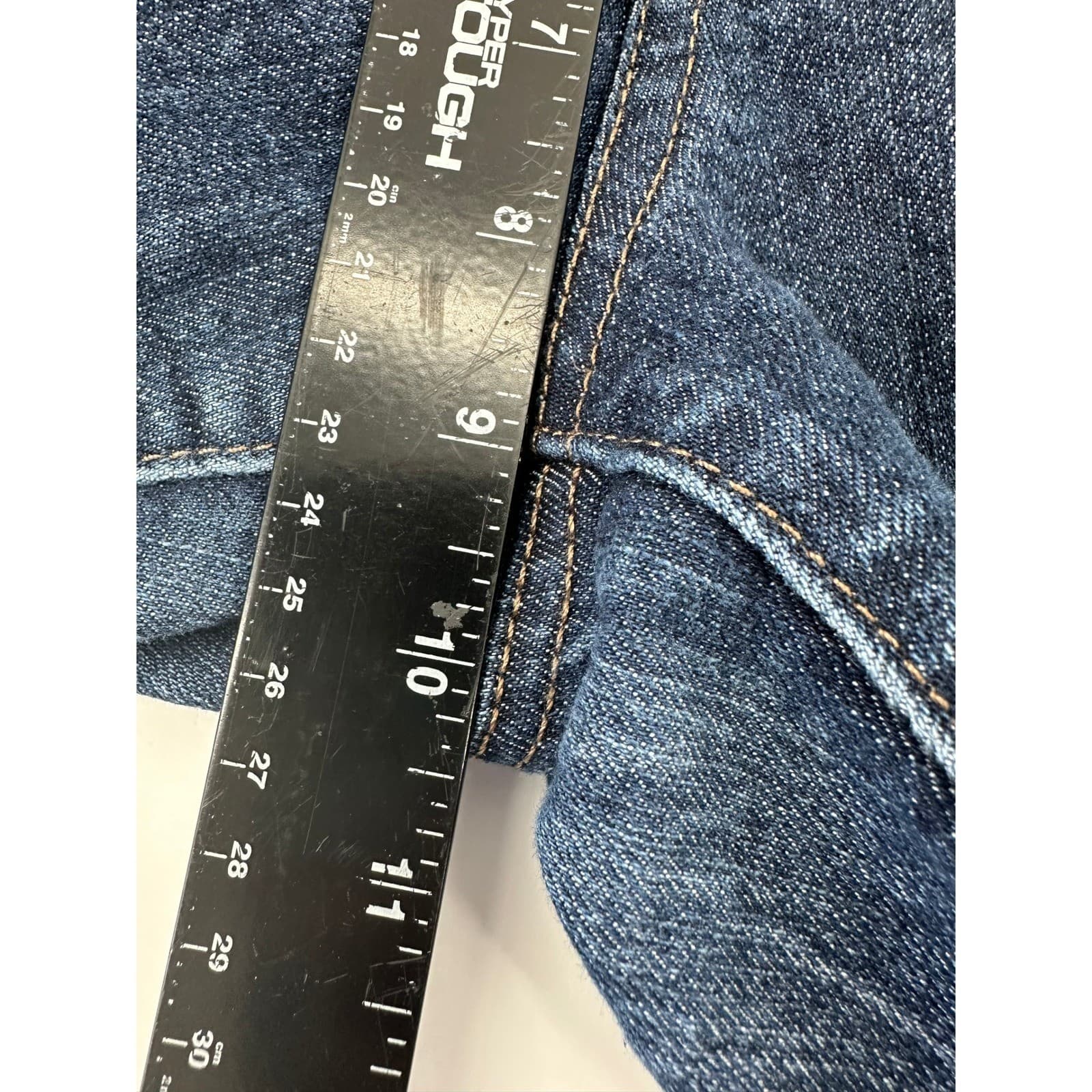 Nine West Womens Dark Wash Denim Jeans Size 10 Straight Leg Casual Everyday - Thumbnail 6