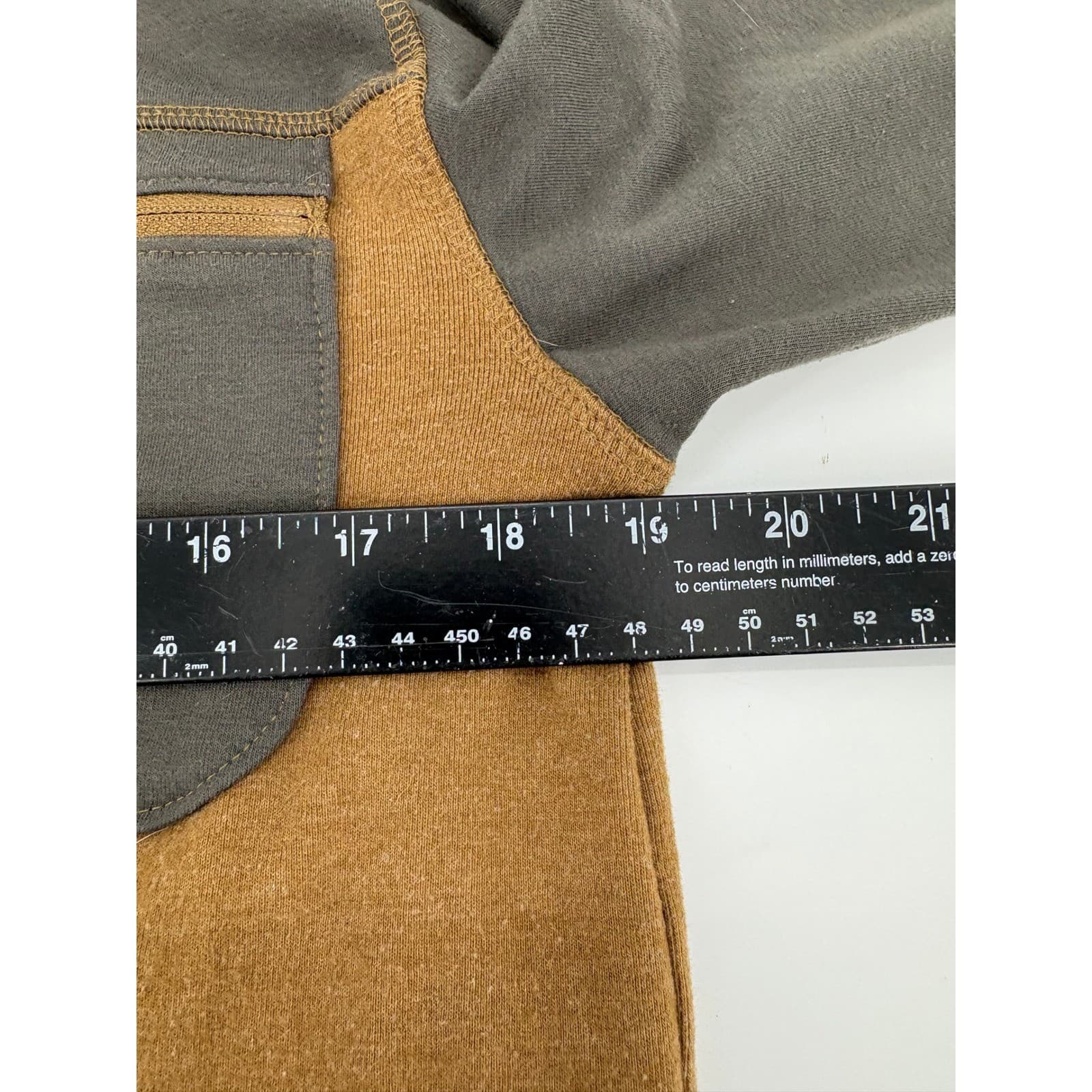 Ascend Women's Long Sleeve Shirt Size S/P Colorblock Pocket Elbow Patch - Thumbnail 3