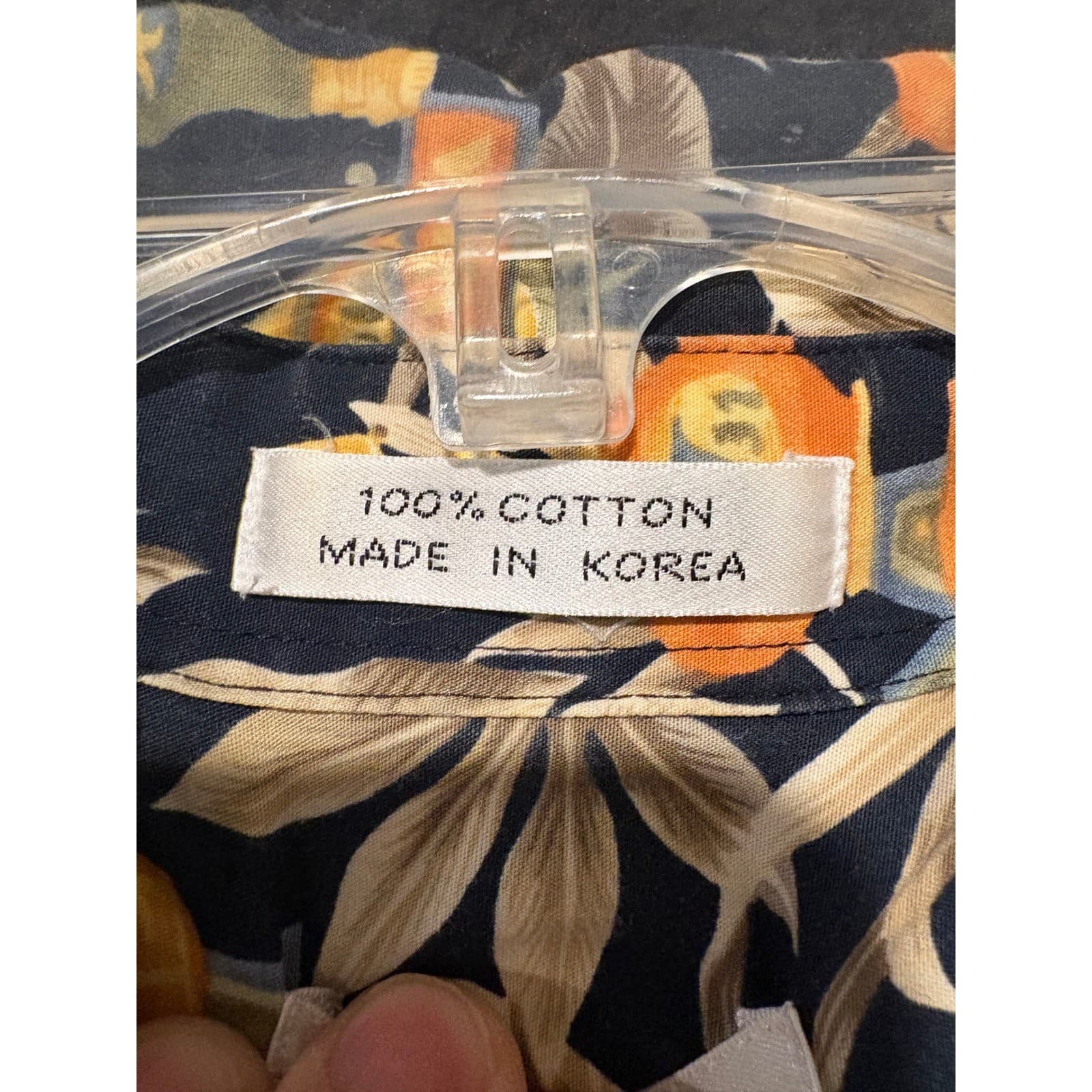 Pierre Cardin Shirt Short Sleeve Large Tropical Hawaiian Cocktail Print Vintage - Thumbnail 3