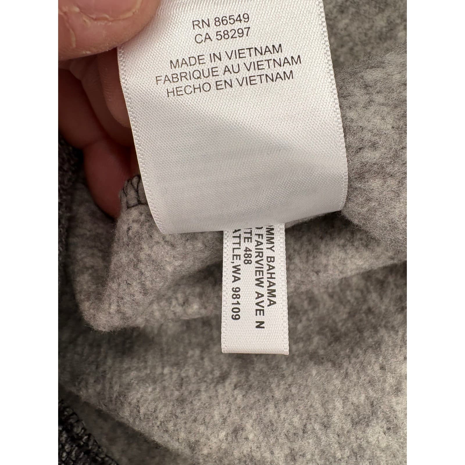 Tommy Bahama Herringbone Shawl Collar Pullover Sweater Women's Small Gray - Thumbnail 8