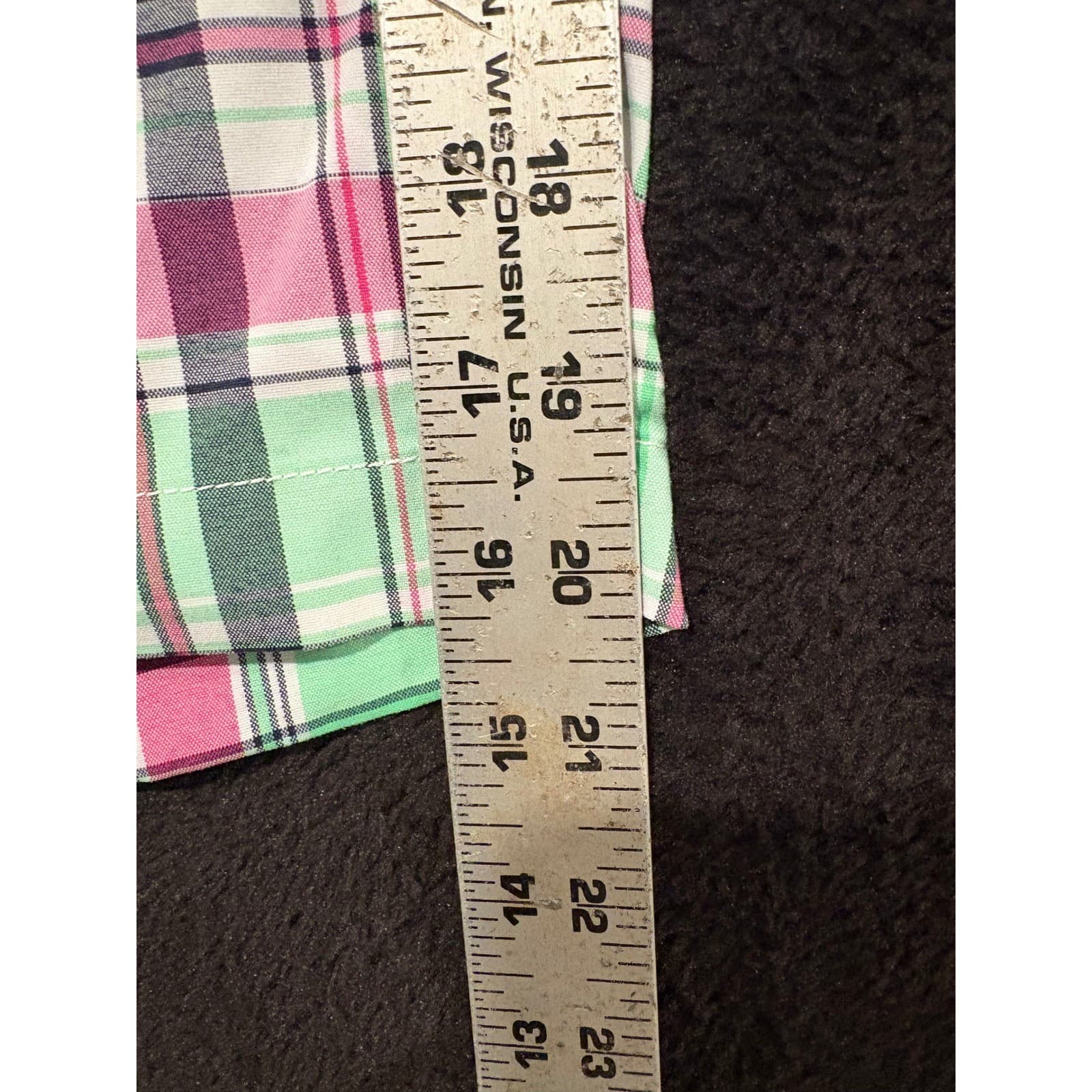 FootJoy Golf Shorts Plaid Flat Front Casual Lightweight Size 34 - Thumbnail 3