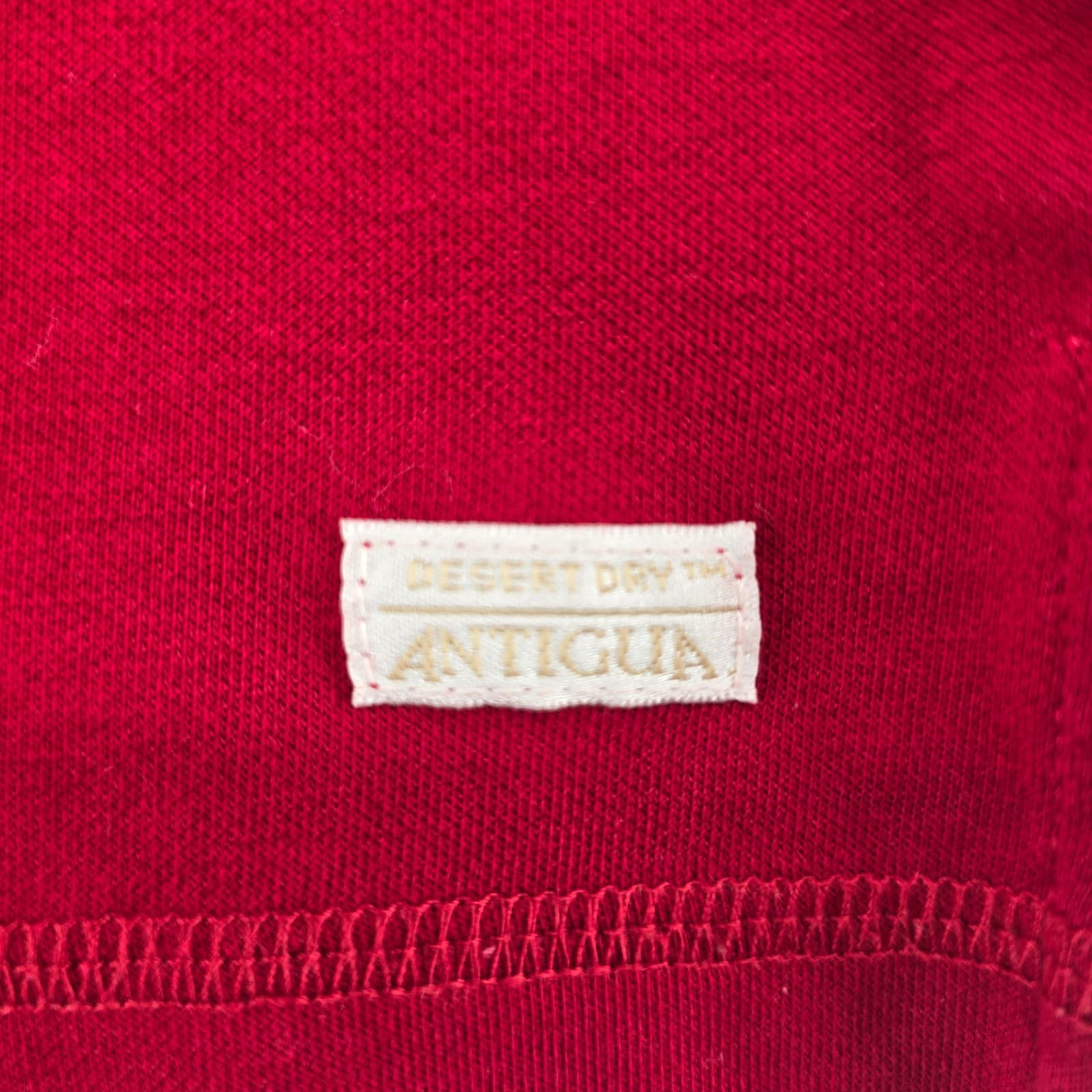Antigua Mock Neck Womens M Top Red Myrtlewood Golf Club Long Sleeve Performance - Thumbnail 4