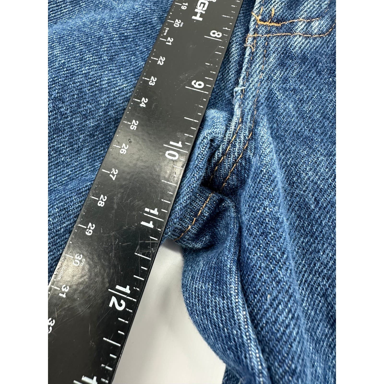 Rustler Mens Blue Denim Jeans Straight Leg Waist 30 Inseam 30 Cotton Made Mexico - Thumbnail 4