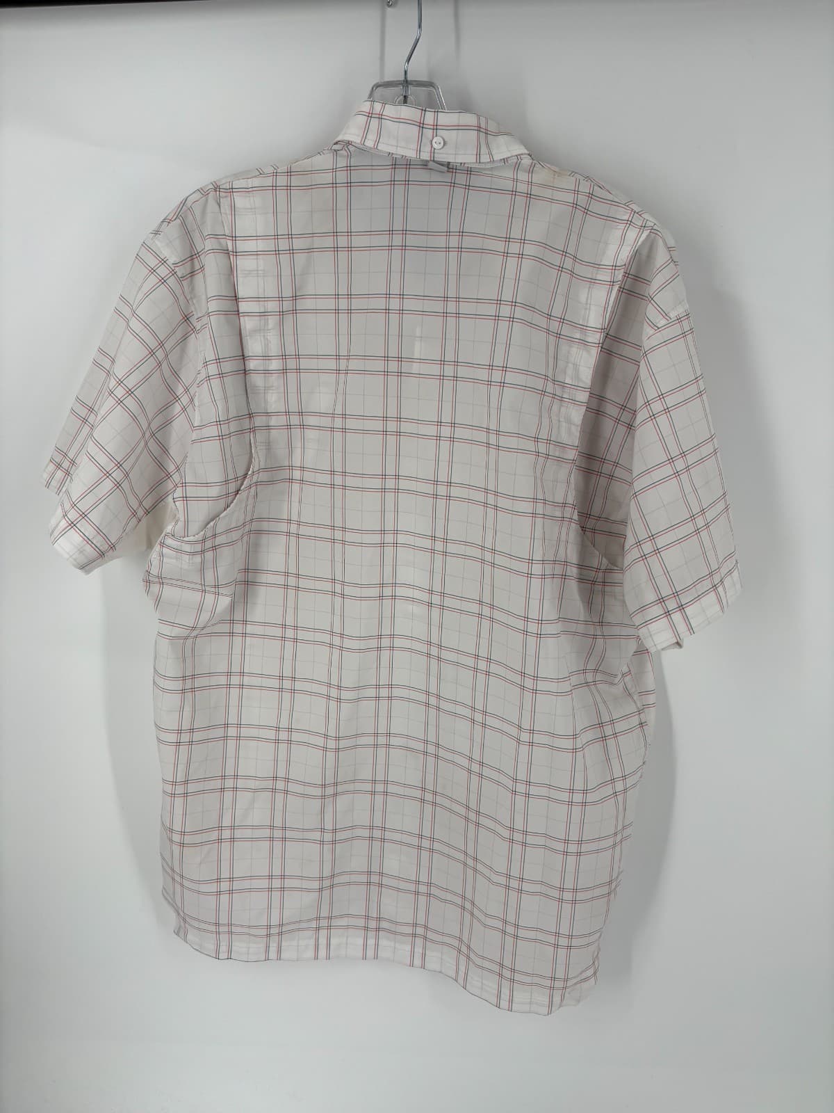Under Armour HeatGear Men’s M Plaid Fishing Shirt Button Front Short Sleeve - Thumbnail 6