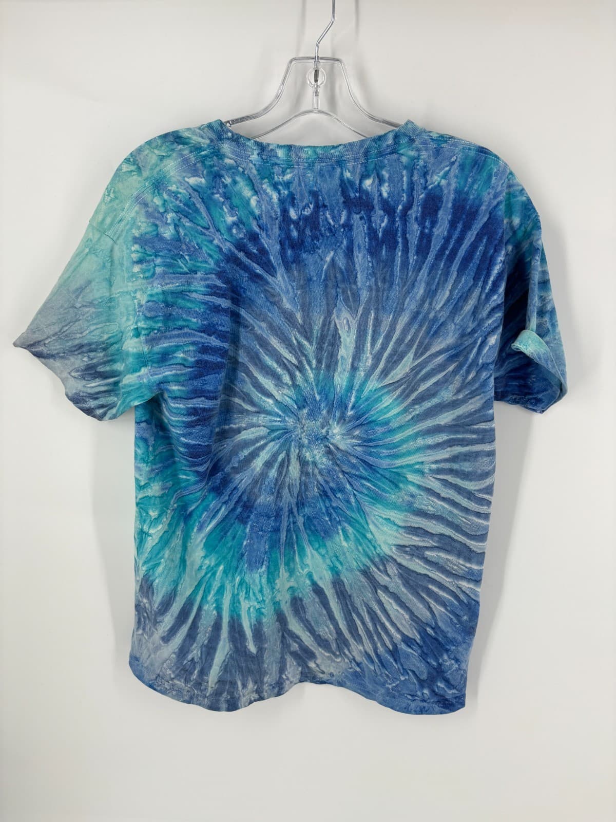 Jesus Christ Superstar Tie Dye T Shirt Hanes Heavyweight Adult M Blue Graphic - Thumbnail 2
