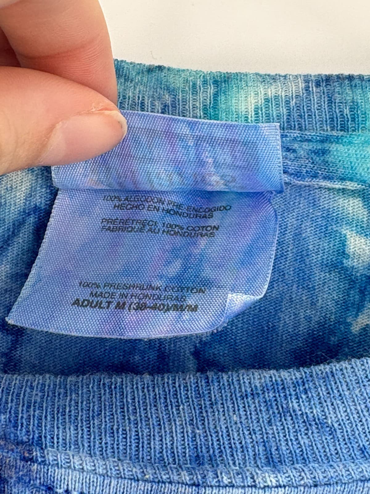 Jesus Christ Superstar Tie Dye T Shirt Hanes Heavyweight Adult M Blue Graphic - Thumbnail 3