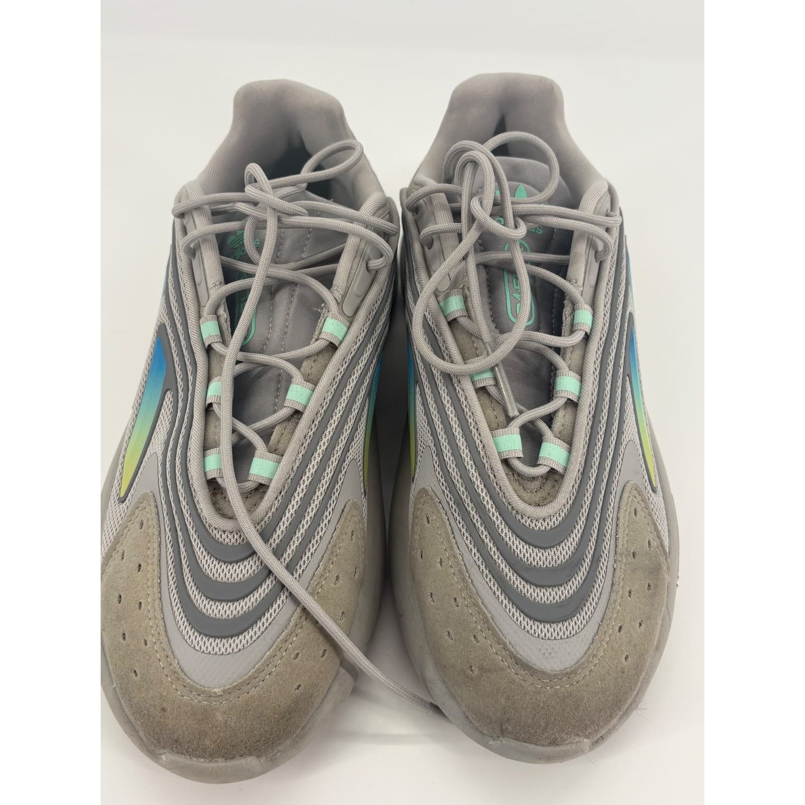Adidas Ozweego Adiprene Gray Iridescent Accent Sneakers Women's Size 6.5 - Thumbnail 2