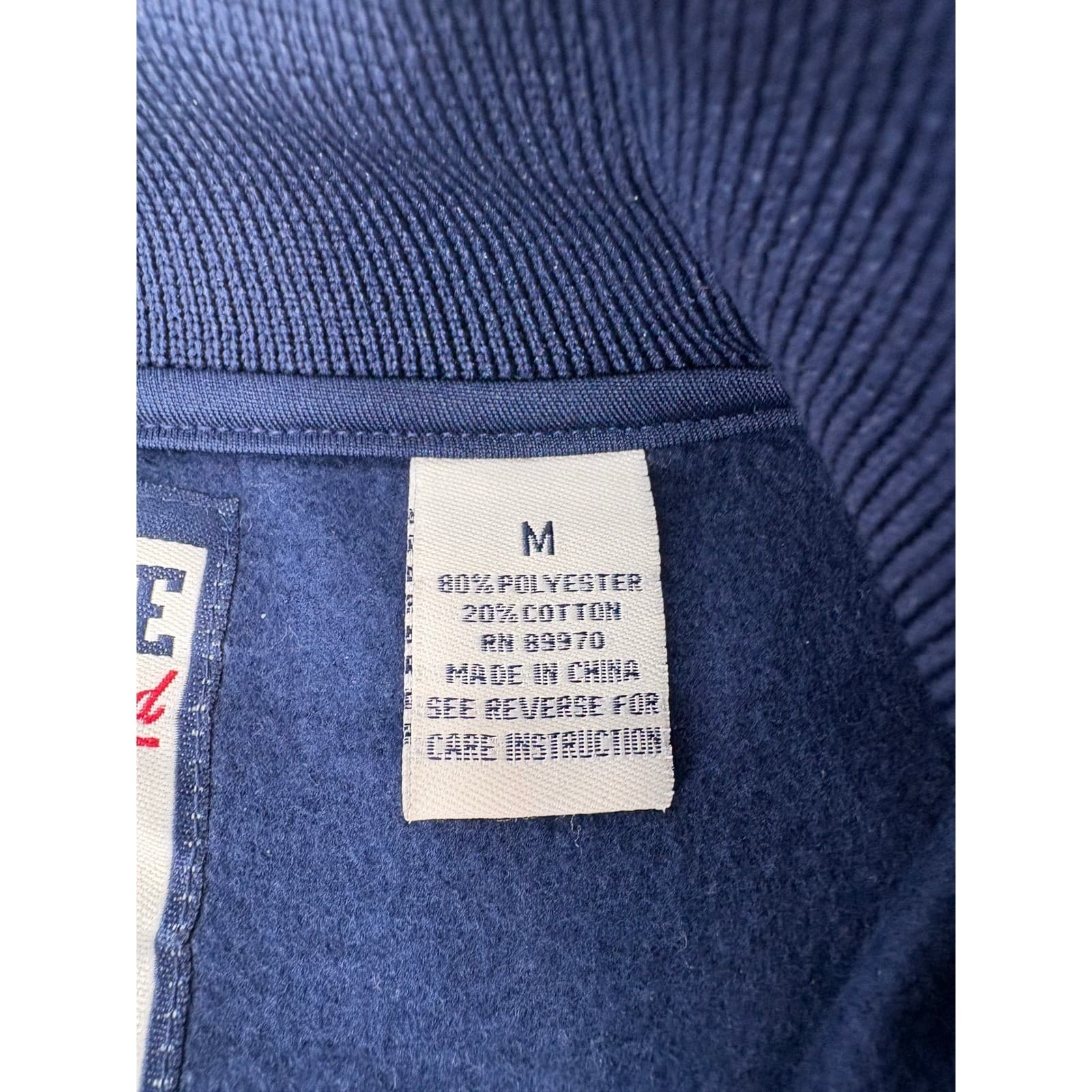 Aeropostale Track Jacket Mens Medium Jacket Navy Blue 25th Anniversary MAAC Logo - Thumbnail 3