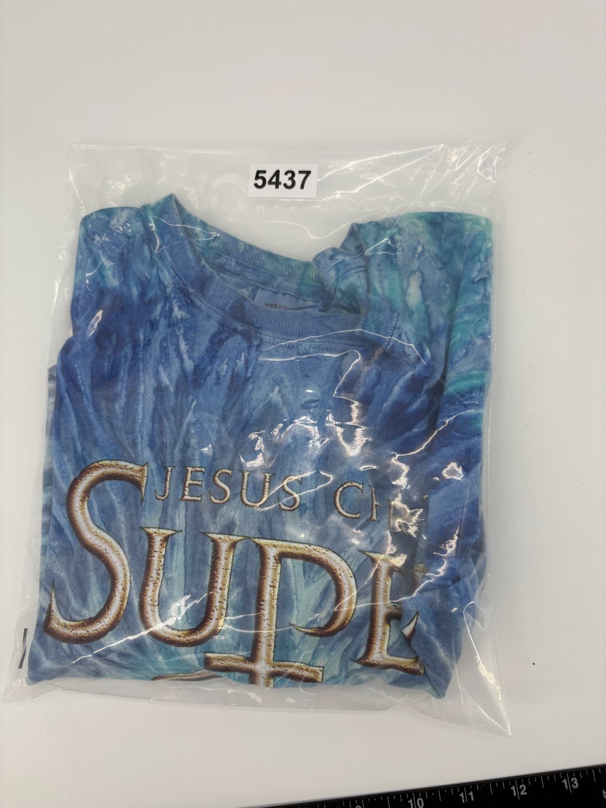Jesus Christ Superstar Tie Dye T Shirt Hanes Heavyweight Adult M Blue Graphic - Thumbnail 8