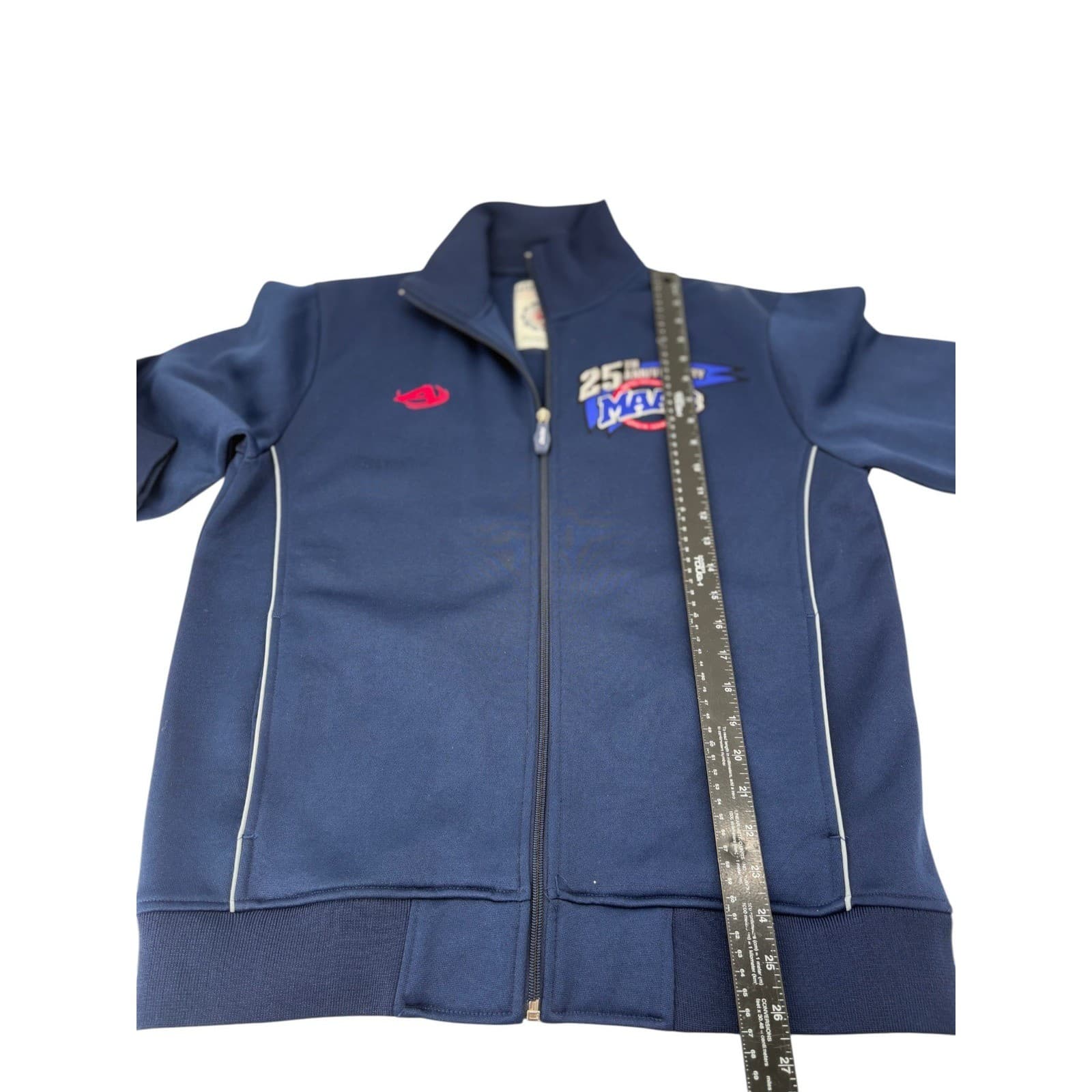 Aeropostale Track Jacket Mens Medium Jacket Navy Blue 25th Anniversary MAAC Logo - Thumbnail 5