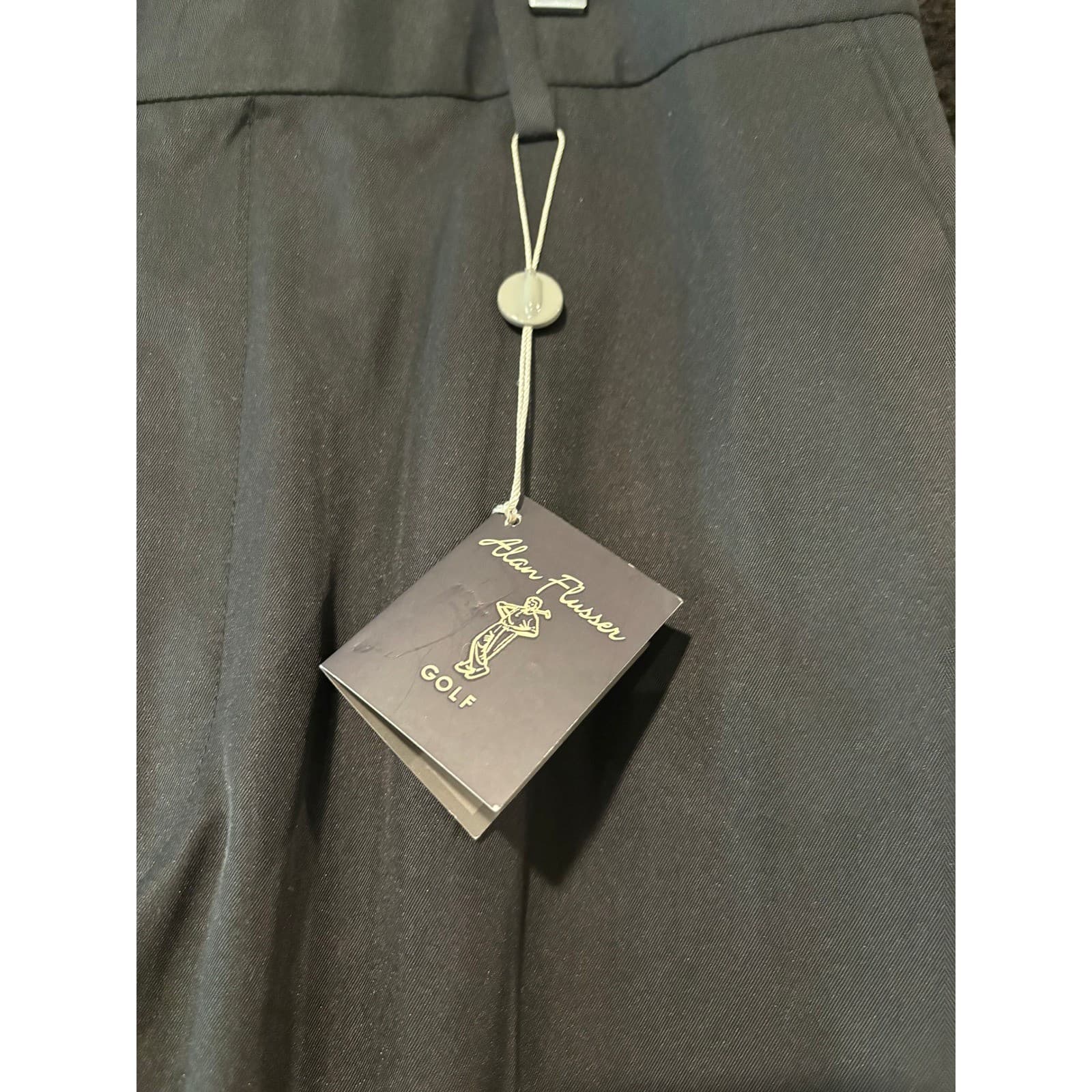 Alan Flusser Golf Dress Pants No Iron Comfort Waistband 36x29 - Thumbnail 8