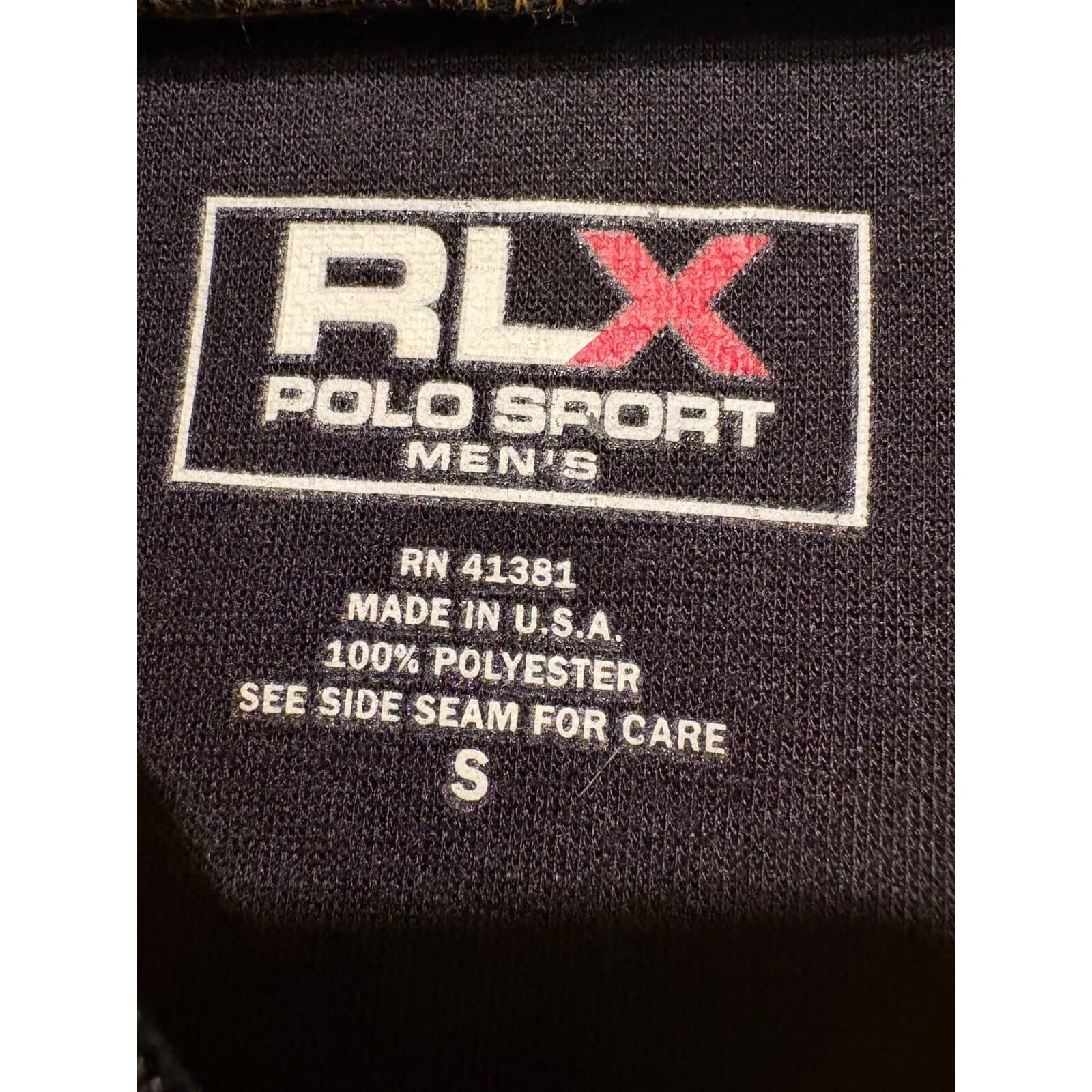 RLX Polo Sport Pullover Mens S Yellow Black Half Zip Cycling Training Small - Thumbnail 2