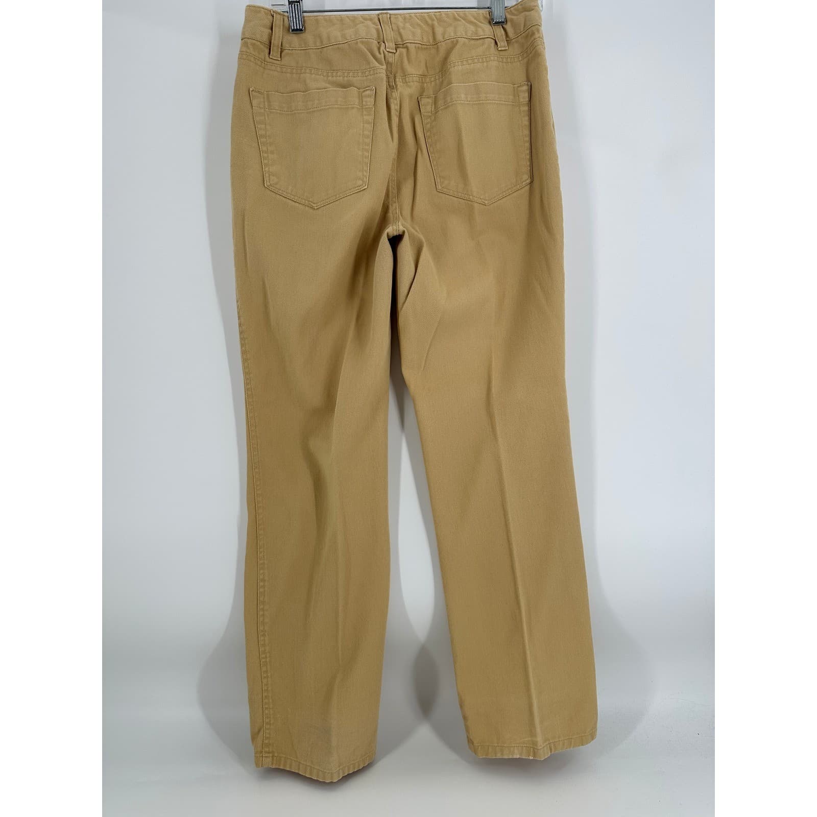Chadwicks Women's Khaki Tan Straight Leg Pants Size 10P - Thumbnail 9