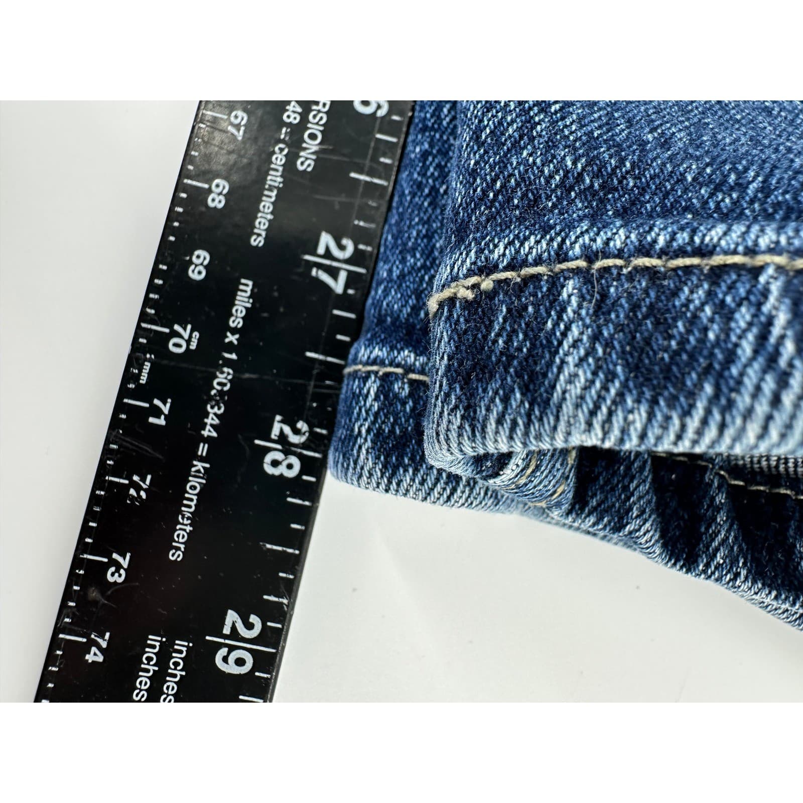 Route 66 Women's Blue Denim Stretch Fit Jeans Size 7/8 - Thumbnail 6
