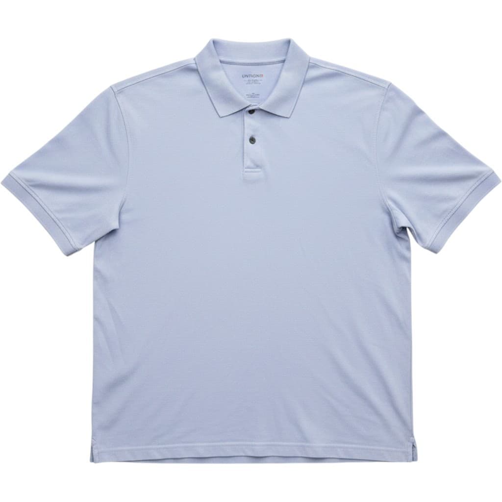 UNTUCKIT Polo Shirt Mens XXXL Light Gray Gondola Pima Cotton Short Sleeve 3XL