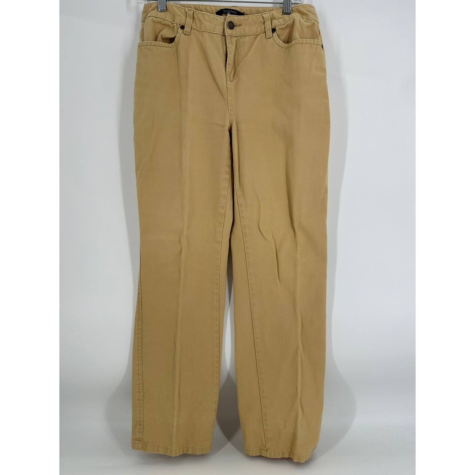 Chadwicks Women's Khaki Tan Straight Leg Pants Size 10P - Thumbnail 8