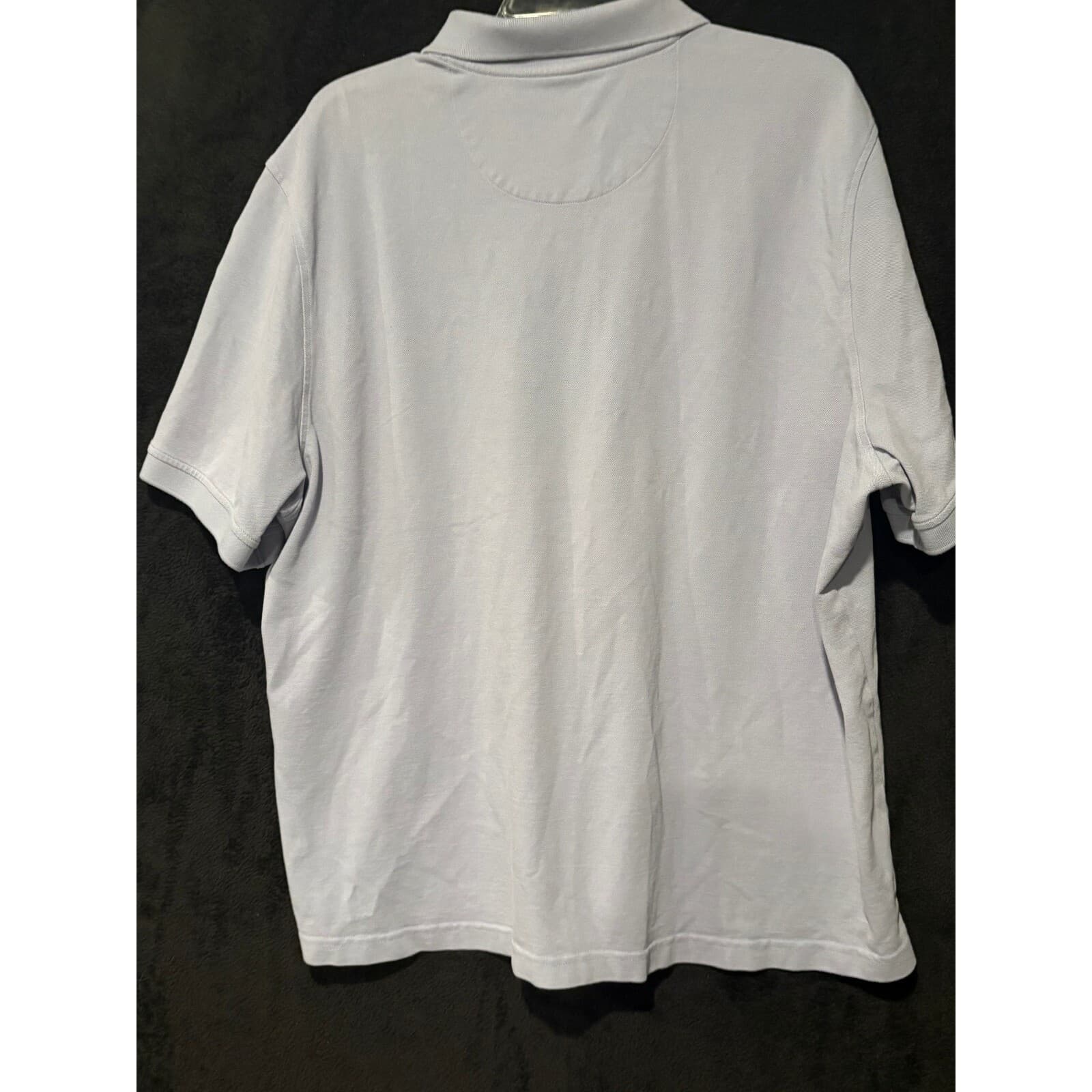 UNTUCKIT Polo Shirt Mens XXXL Light Gray Gondola Pima Cotton Short Sleeve 3XL - Thumbnail 6