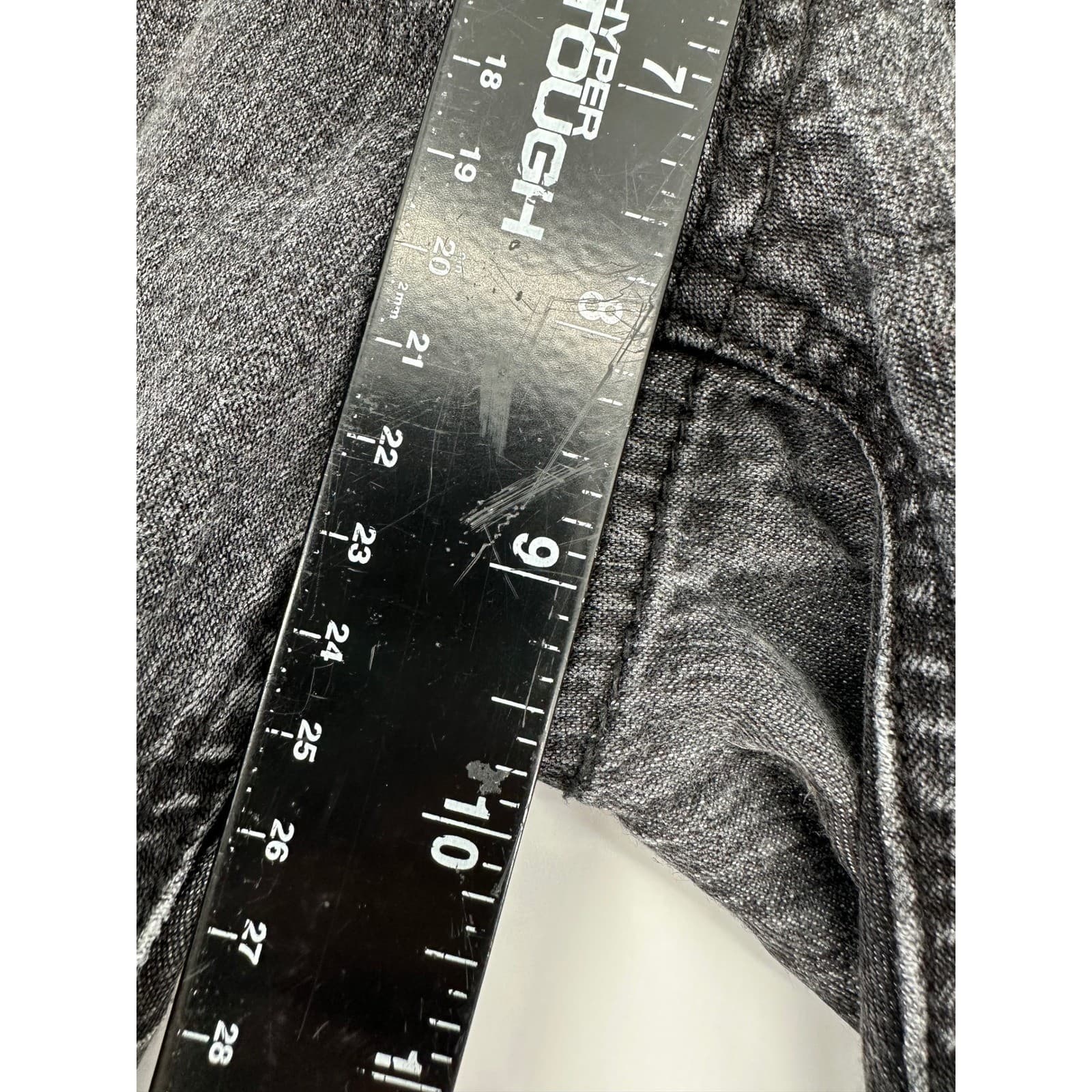 Mossimo Supply Co Womens Black Gray Wash Denim Jegging Pants Size 11 - Thumbnail 4