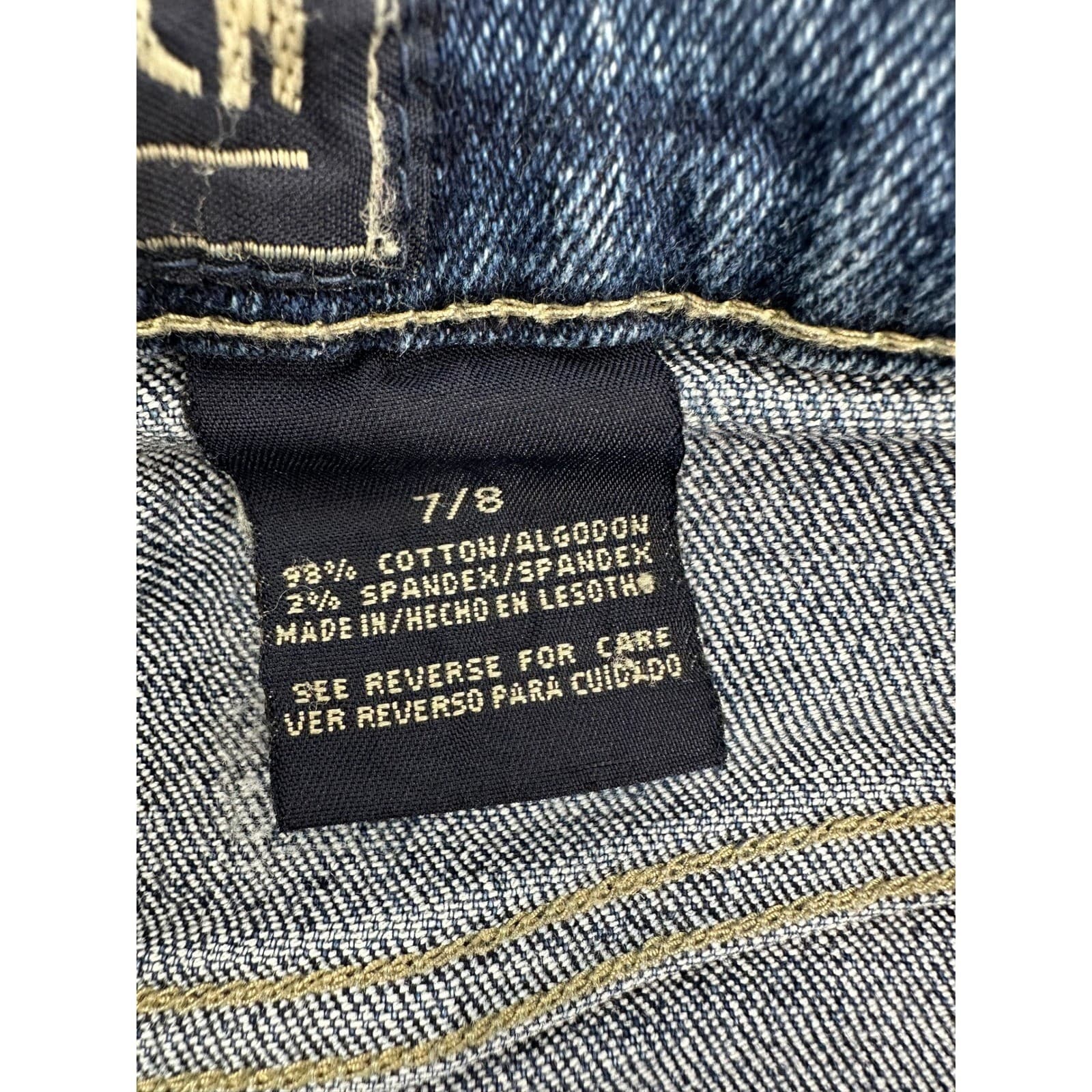 Route 66 Women's Blue Denim Stretch Fit Jeans Size 7/8 - Thumbnail 2